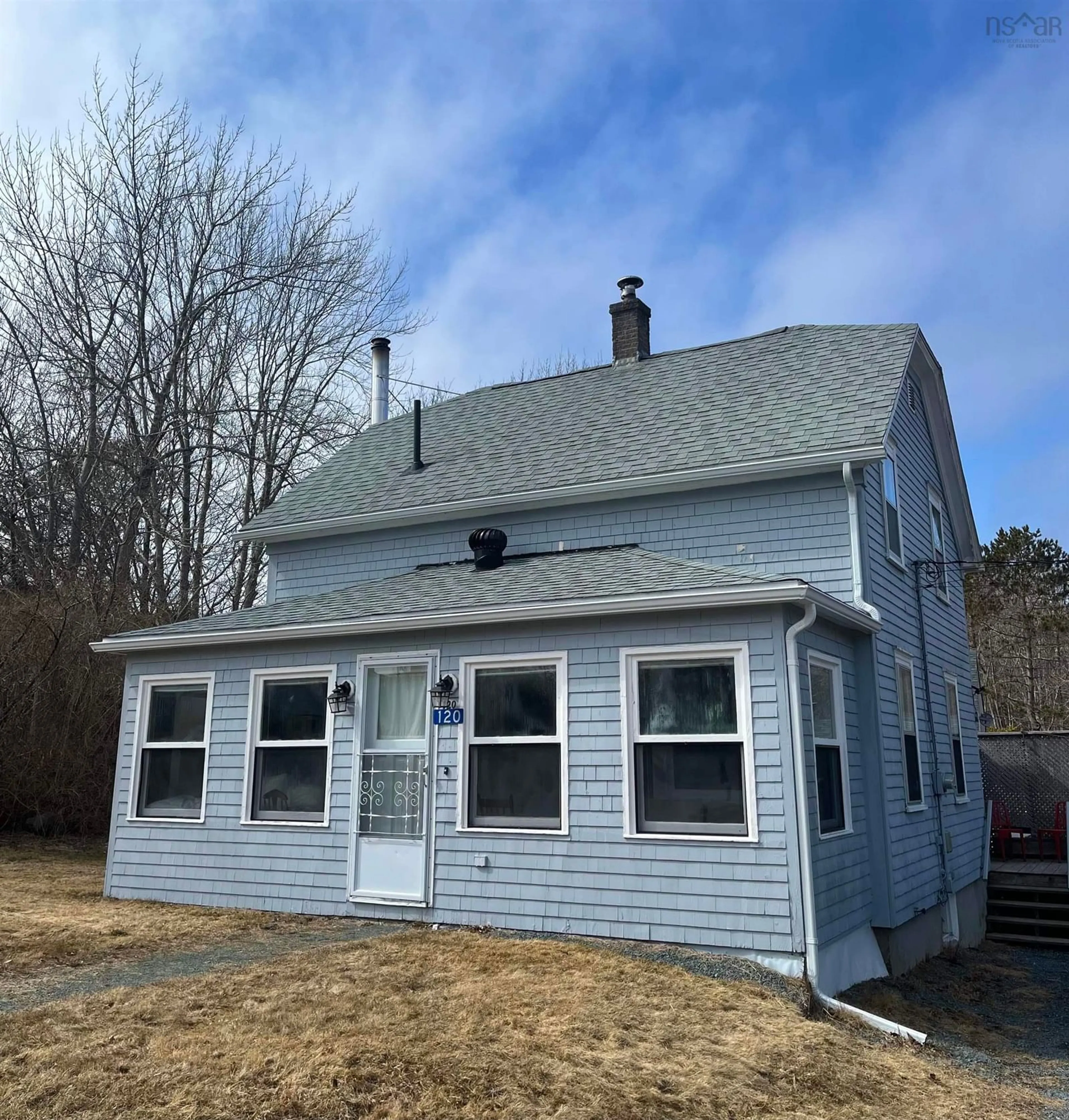 Home with vinyl exterior material, building for 120 Old Port Mouton Rd, Liverpool Nova Scotia B0T 1K0