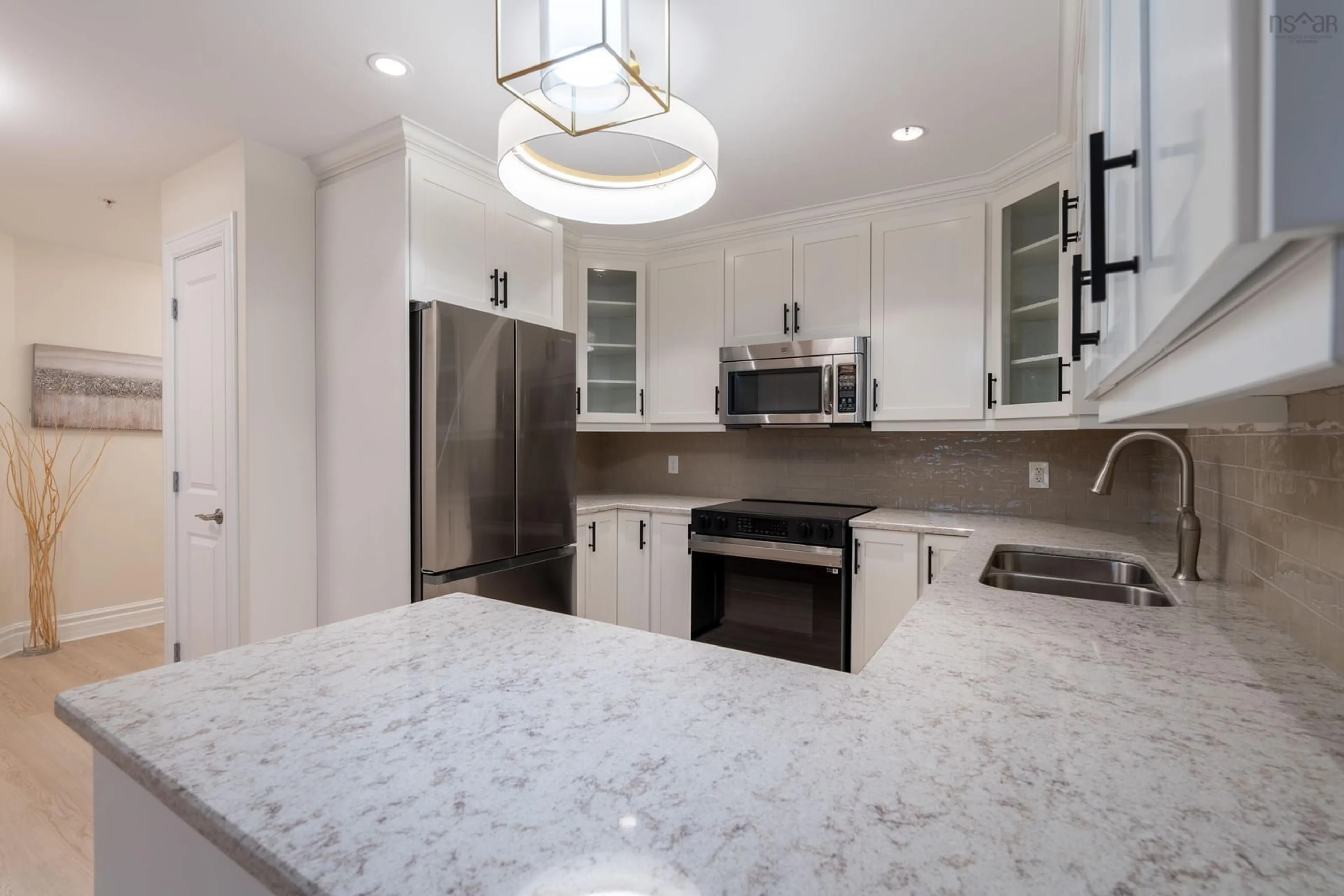 Open concept kitchen, ceramic/tile floor for 89 Pebblecreek Cres #207, Dartmouth Nova Scotia B2W 0K6