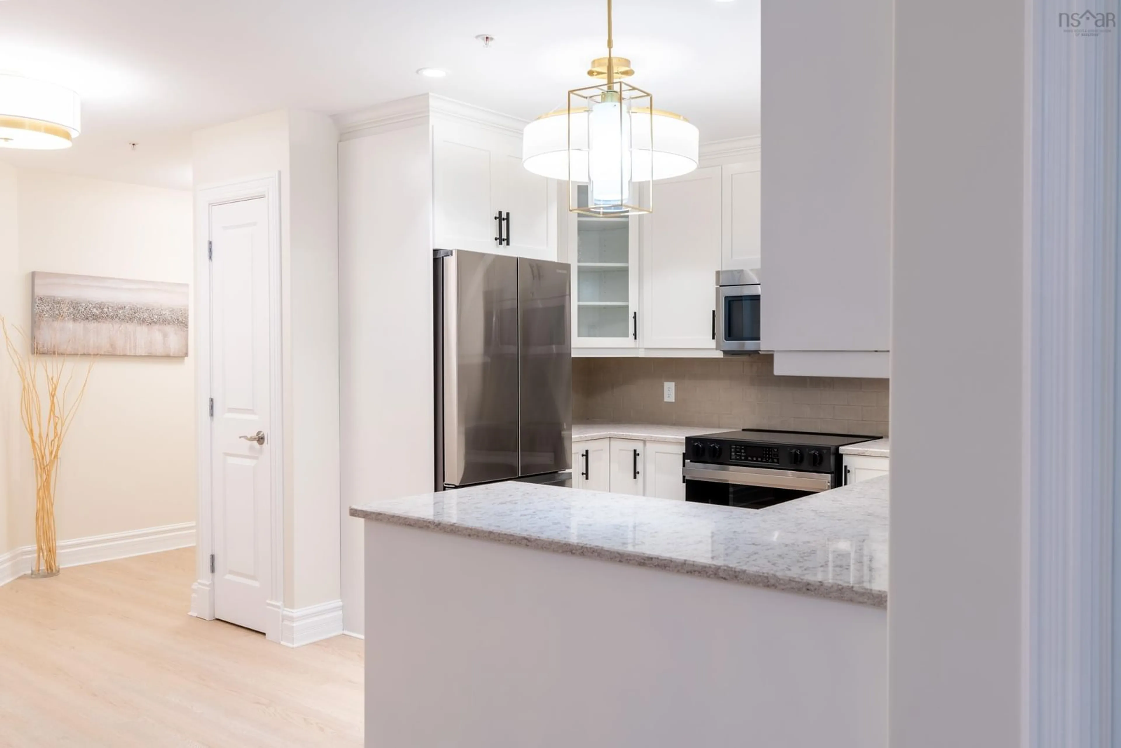 Open concept kitchen, ceramic/tile floor for 89 Pebblecreek Cres #207, Dartmouth Nova Scotia B2W 0K6