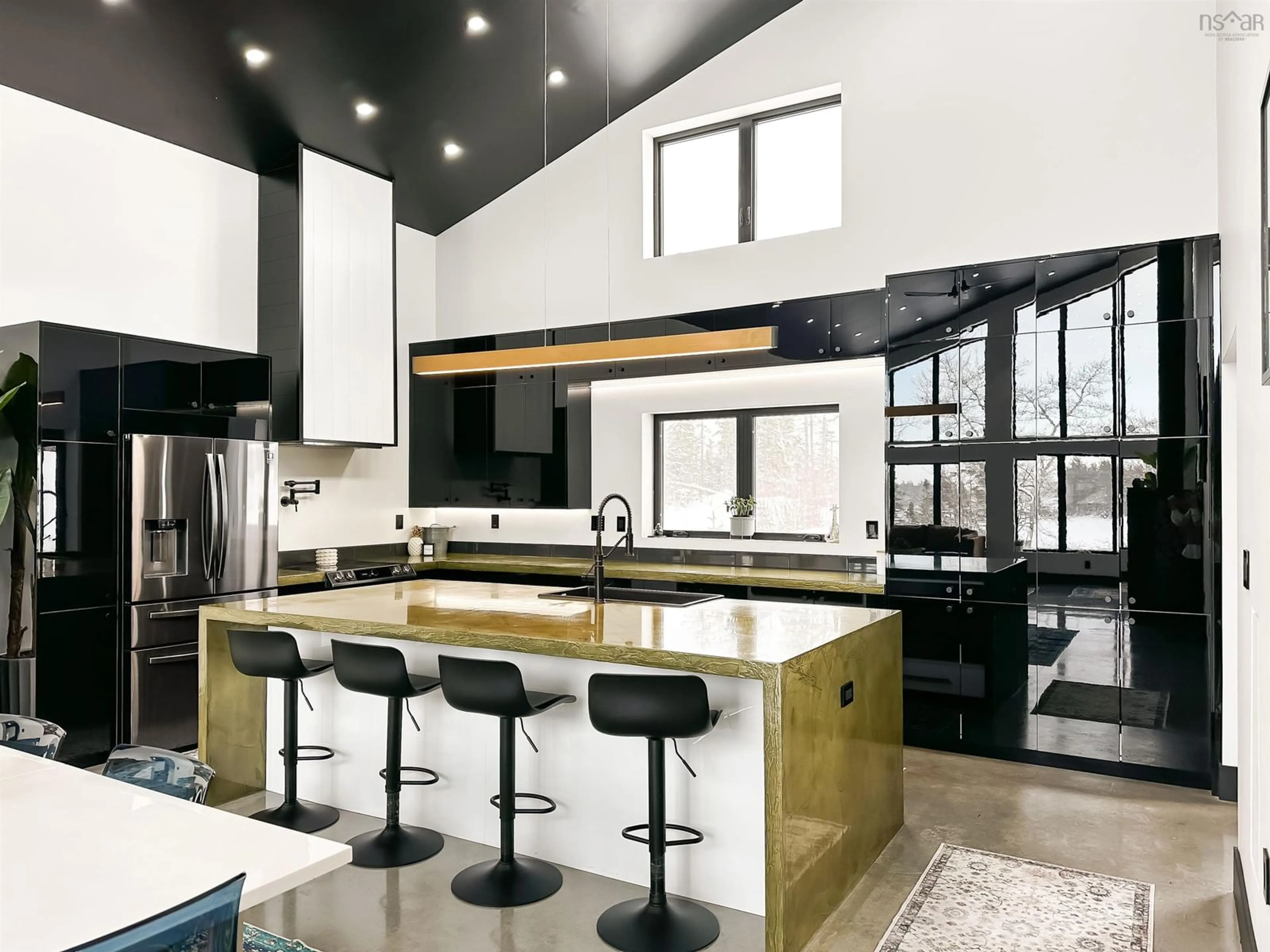 Contemporary kitchen, ceramic/tile floor for 242 Heritage Way, East Uniacke Nova Scotia B0N 1Z0