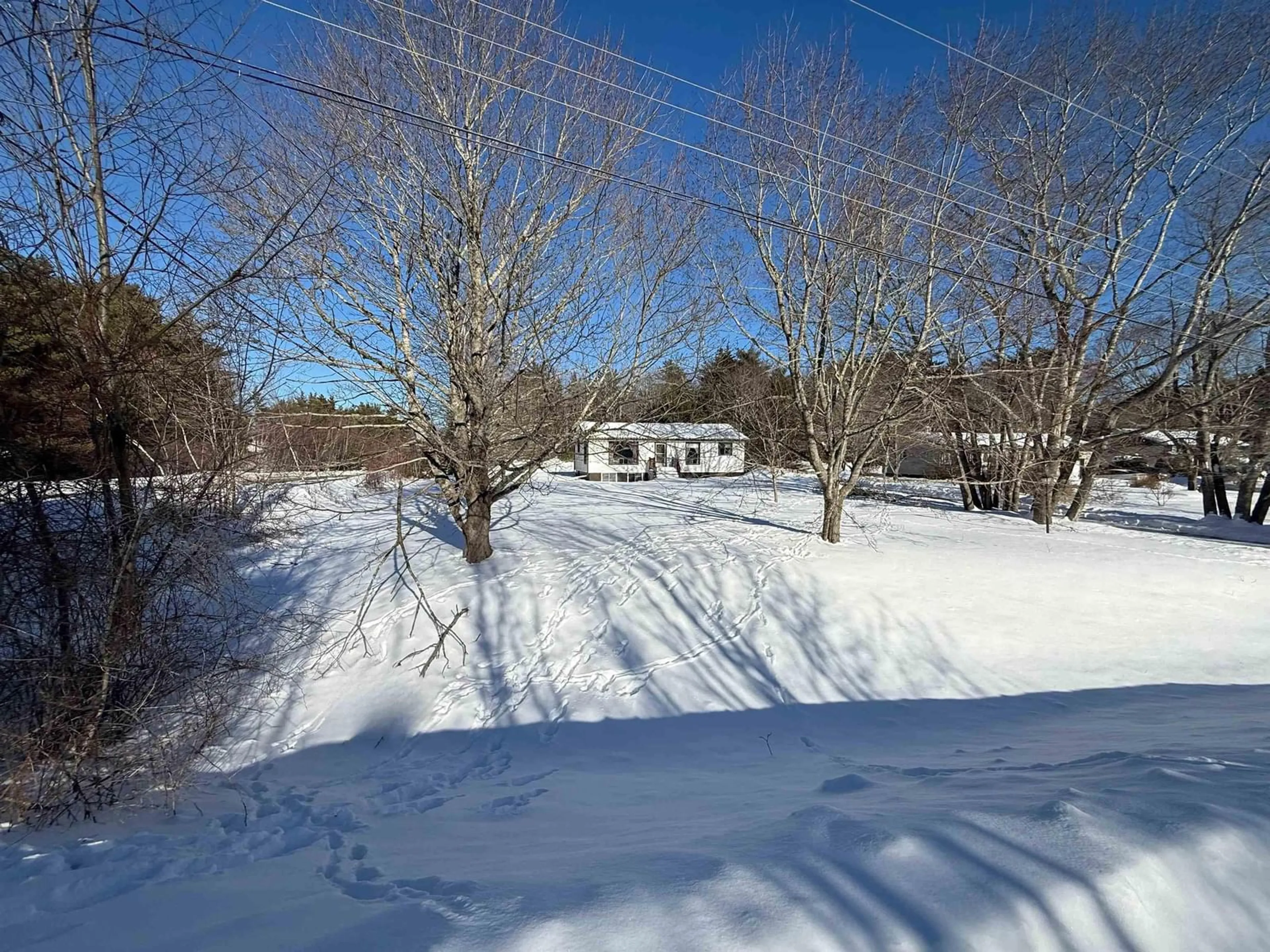 A pic from outside/outdoor area/front of a property/back of a property/a pic from drone, water/lake/river/ocean view for 7 Birch St, Oakhill Nova Scotia B4V 0C1