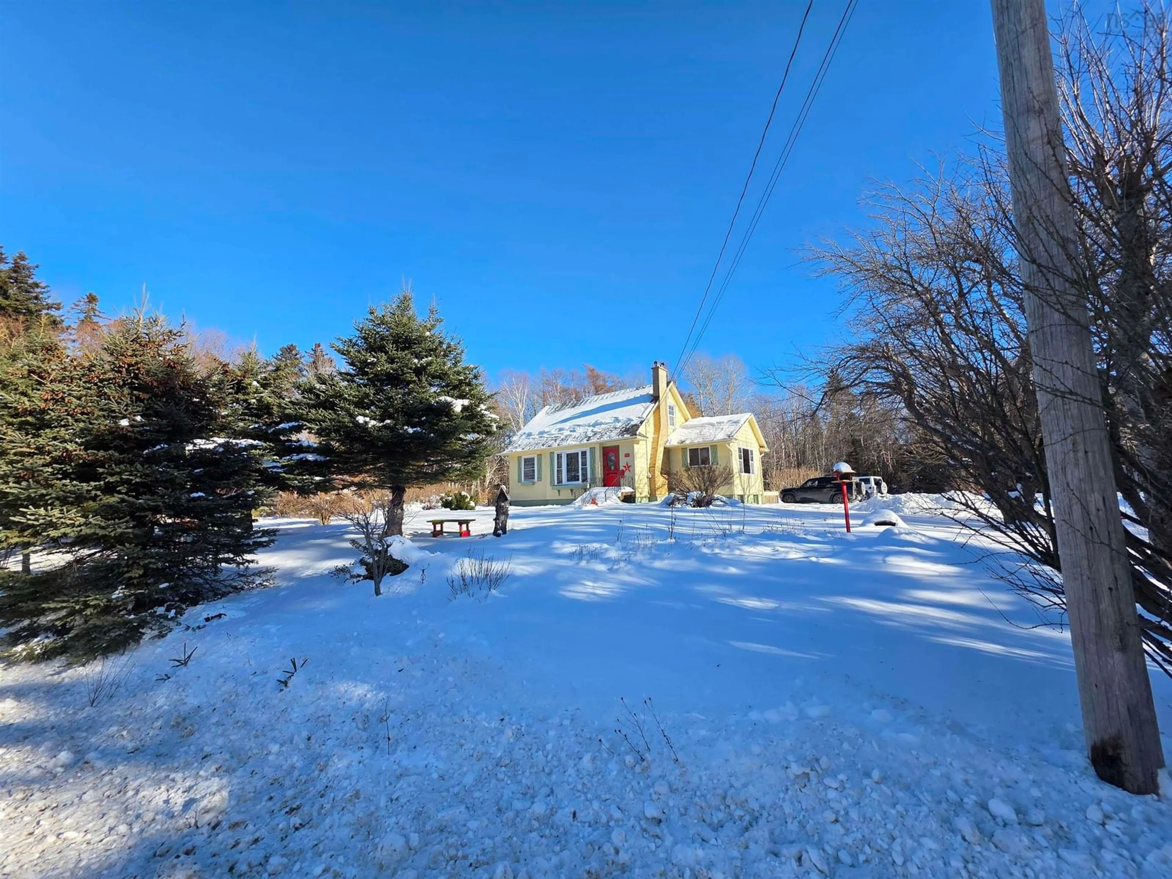 A pic from outside/outdoor area/front of a property/back of a property/a pic from drone, street for 732 Gardiner Rd, Gardiner Mines Nova Scotia B1H 5K7