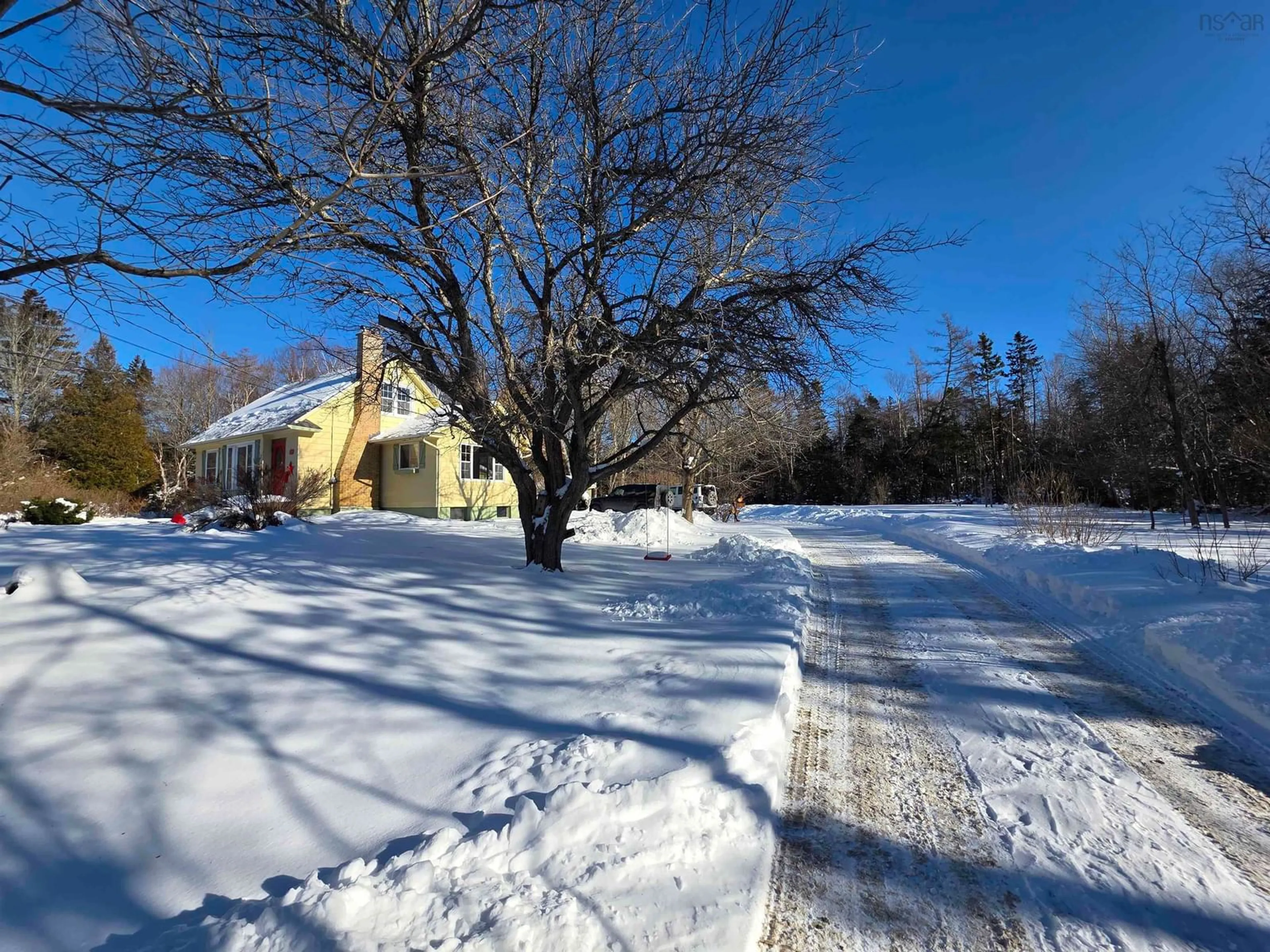 A pic from outside/outdoor area/front of a property/back of a property/a pic from drone, street for 732 Gardiner Rd, Gardiner Mines Nova Scotia B1H 5K7
