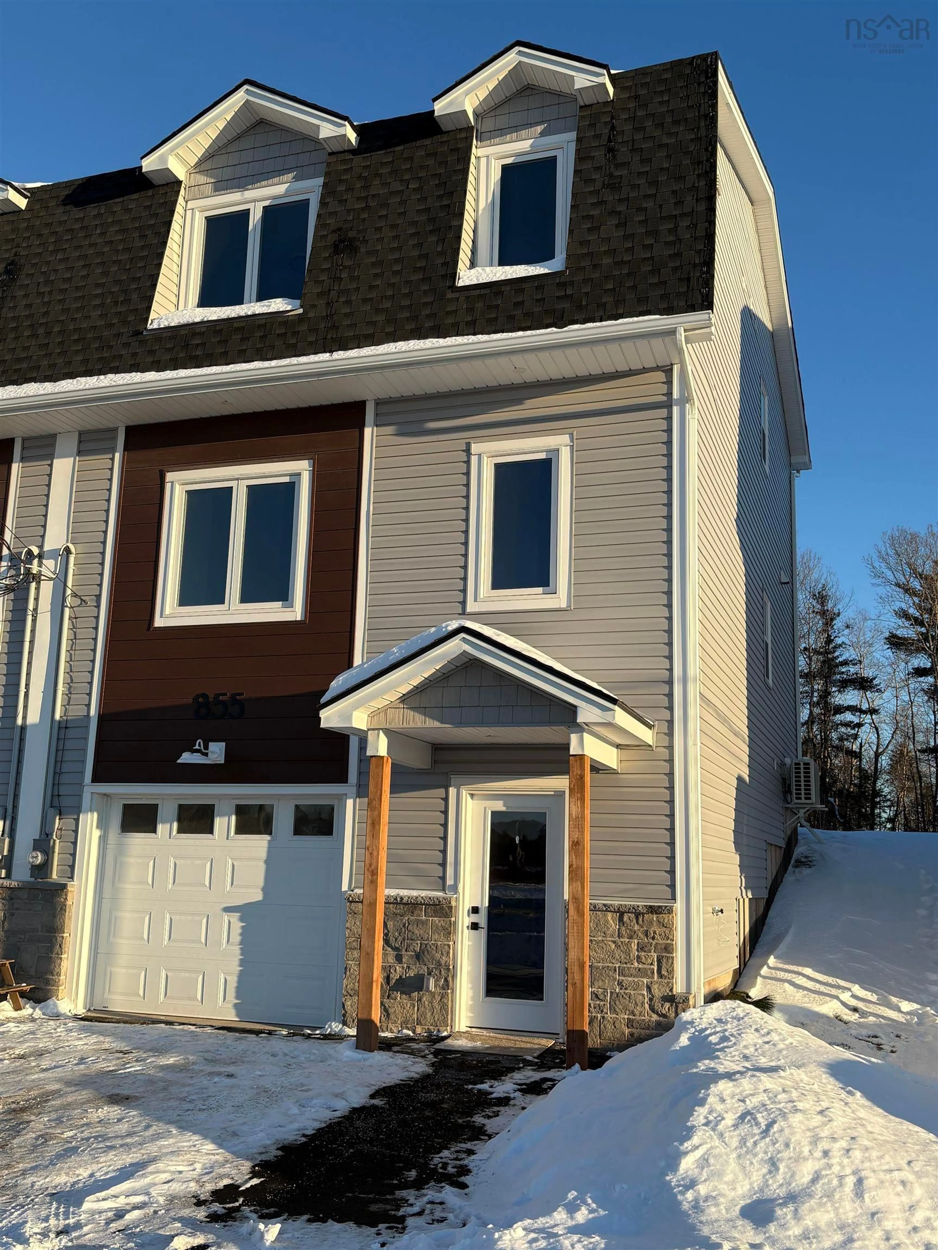 Home with vinyl exterior material, street for 855 Highway 2, Elmsdale Nova Scotia B2S 1M1