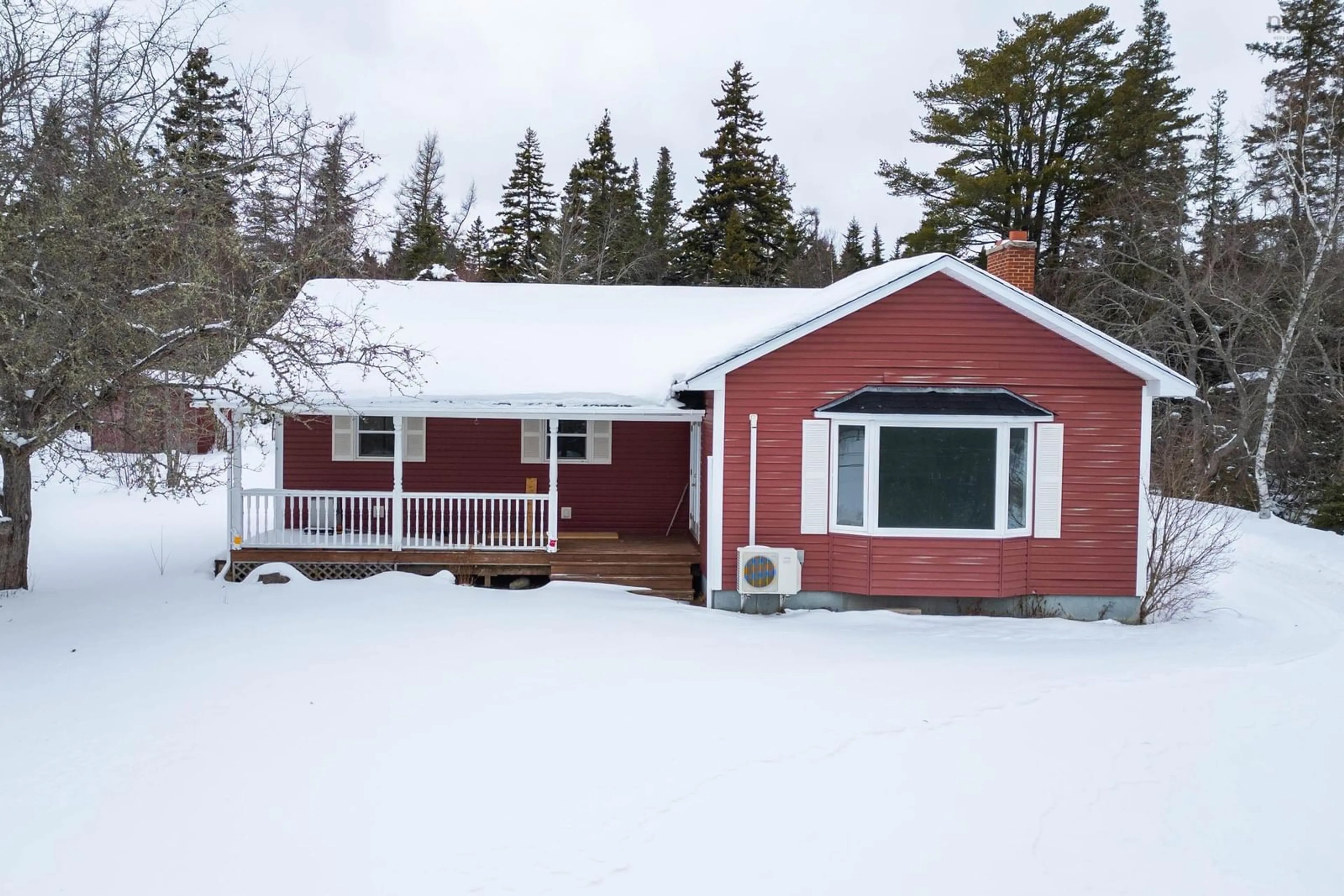 Home with vinyl exterior material, street for 8675 Highway 2, Southampton Nova Scotia B0M 1W0