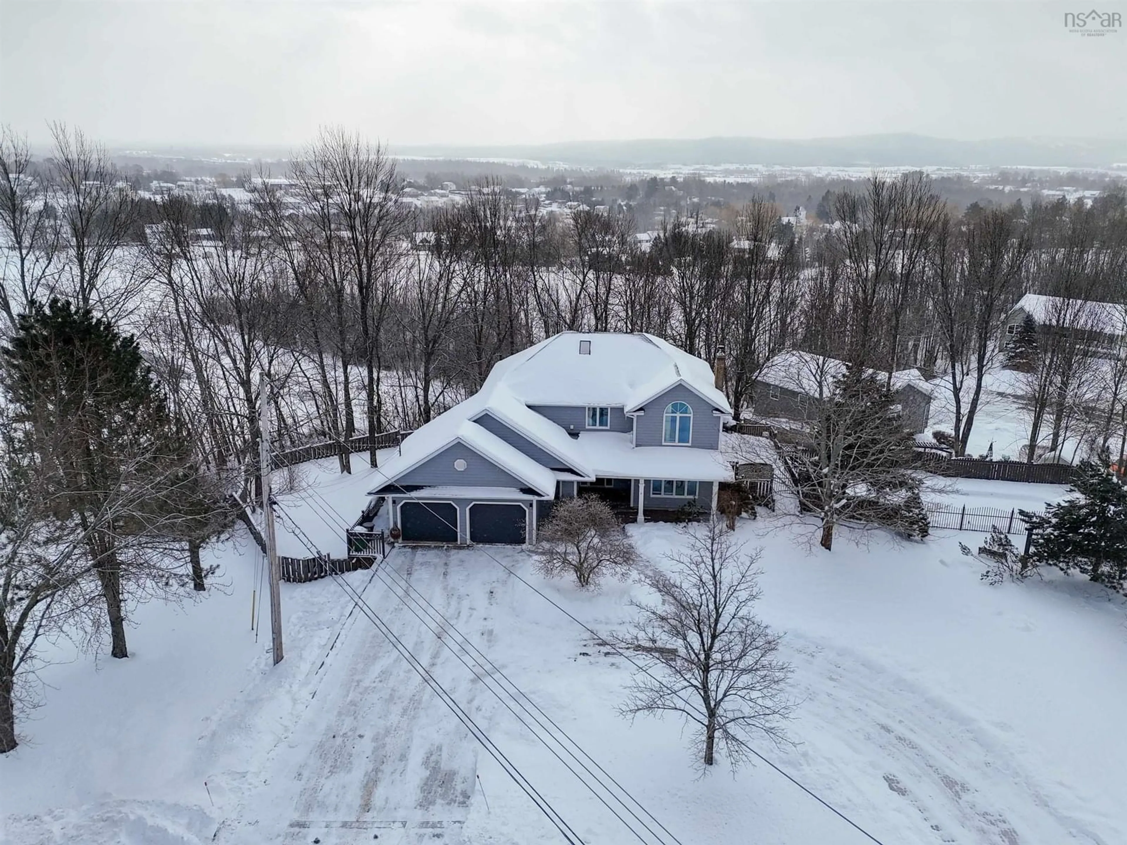 A pic from outside/outdoor area/front of a property/back of a property/a pic from drone, unknown for 38 Sexton Crt, Falmouth Nova Scotia B0P 1L0