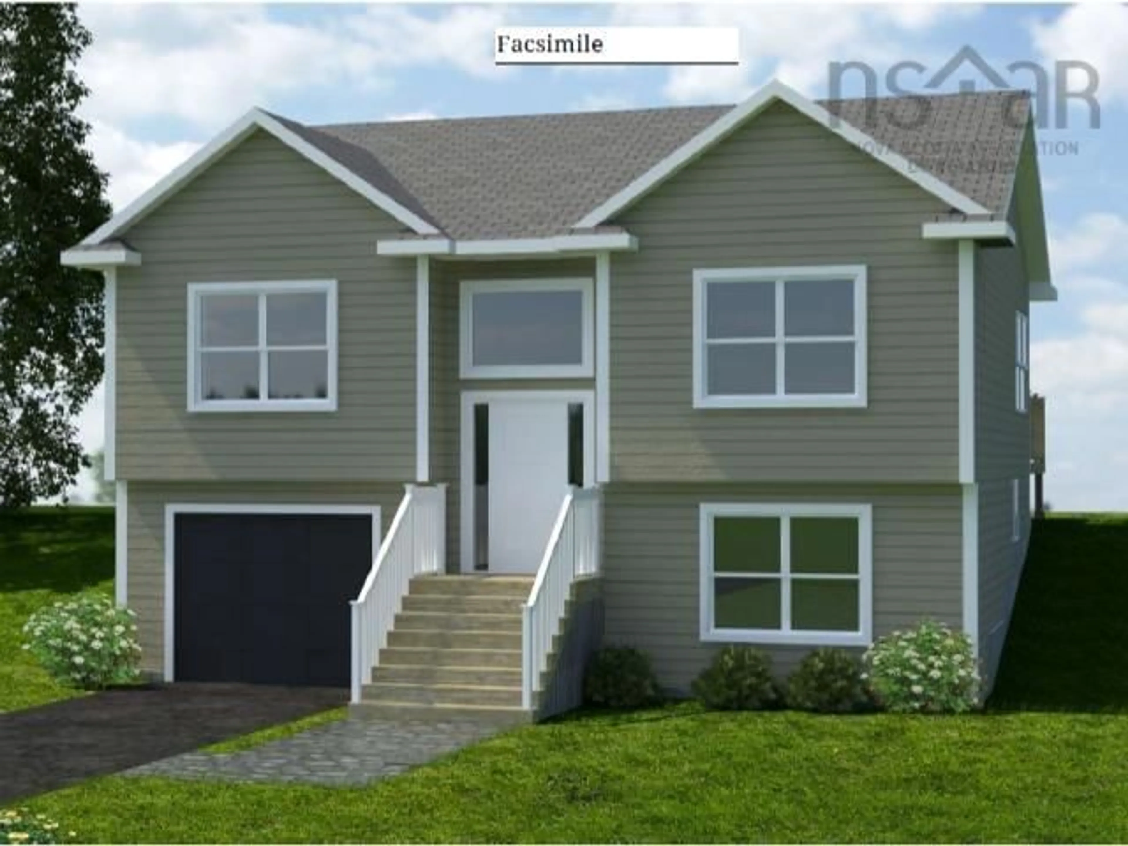 Home with vinyl exterior material, street for 40 Ogilvie Rd #Lot 8, Elderbank Nova Scotia B0N 1X0