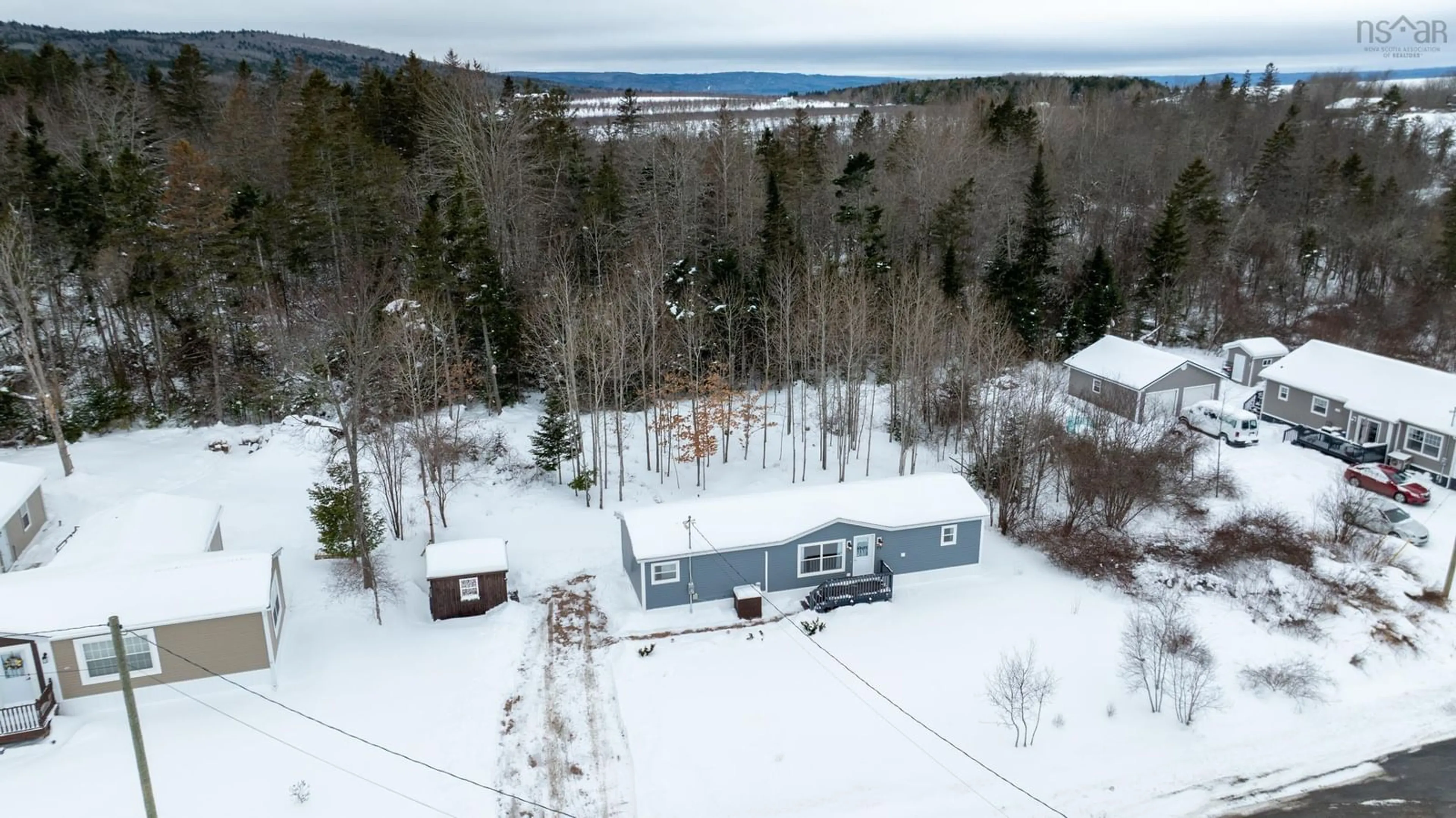 A pic from outside/outdoor area/front of a property/back of a property/a pic from drone, unknown for 73 Denise Dr, Three Mile Plains Nova Scotia B0N 2T0