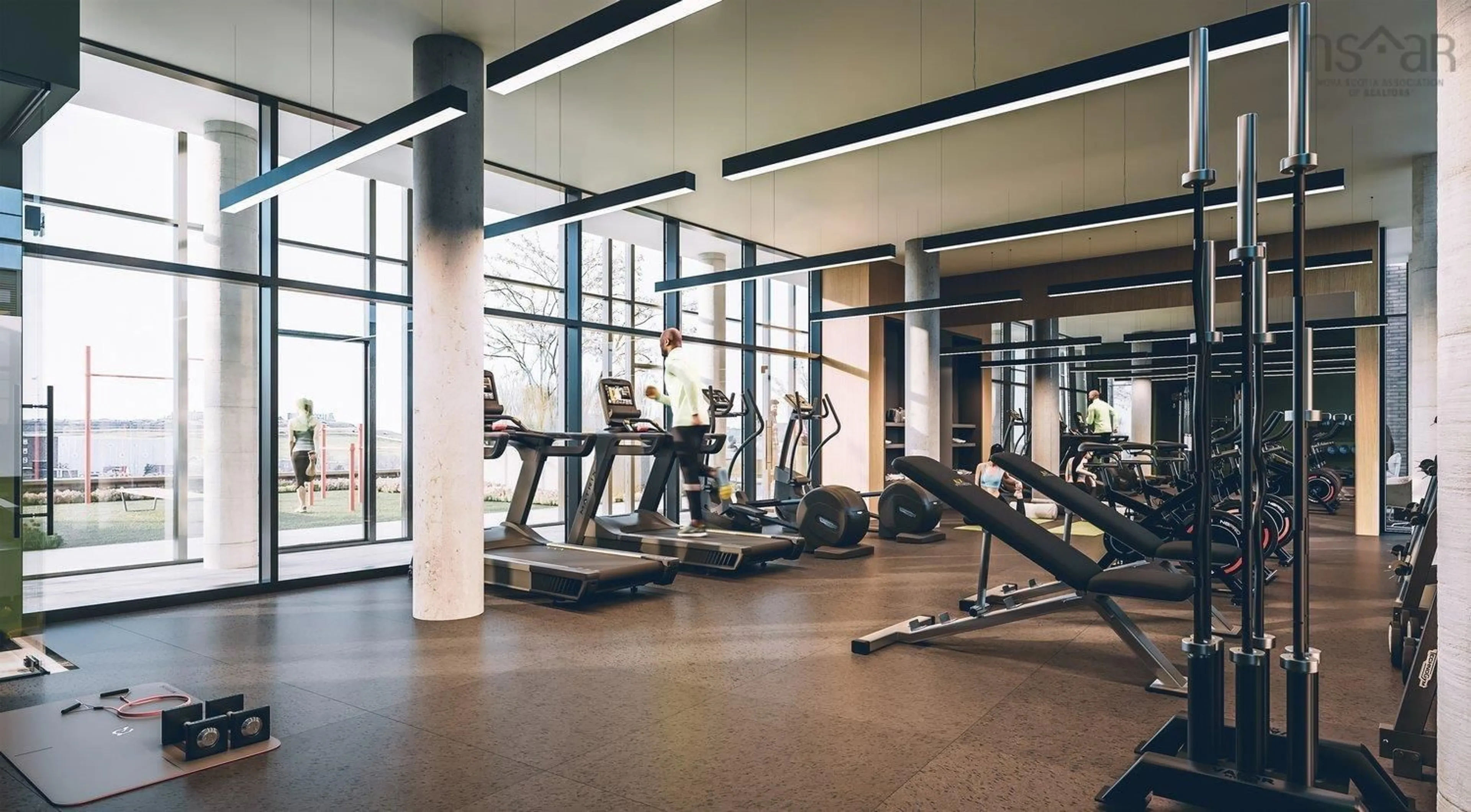 Gym or fitness room for 2250 Maitland St #819, Halifax Nova Scotia B3K 2Z9