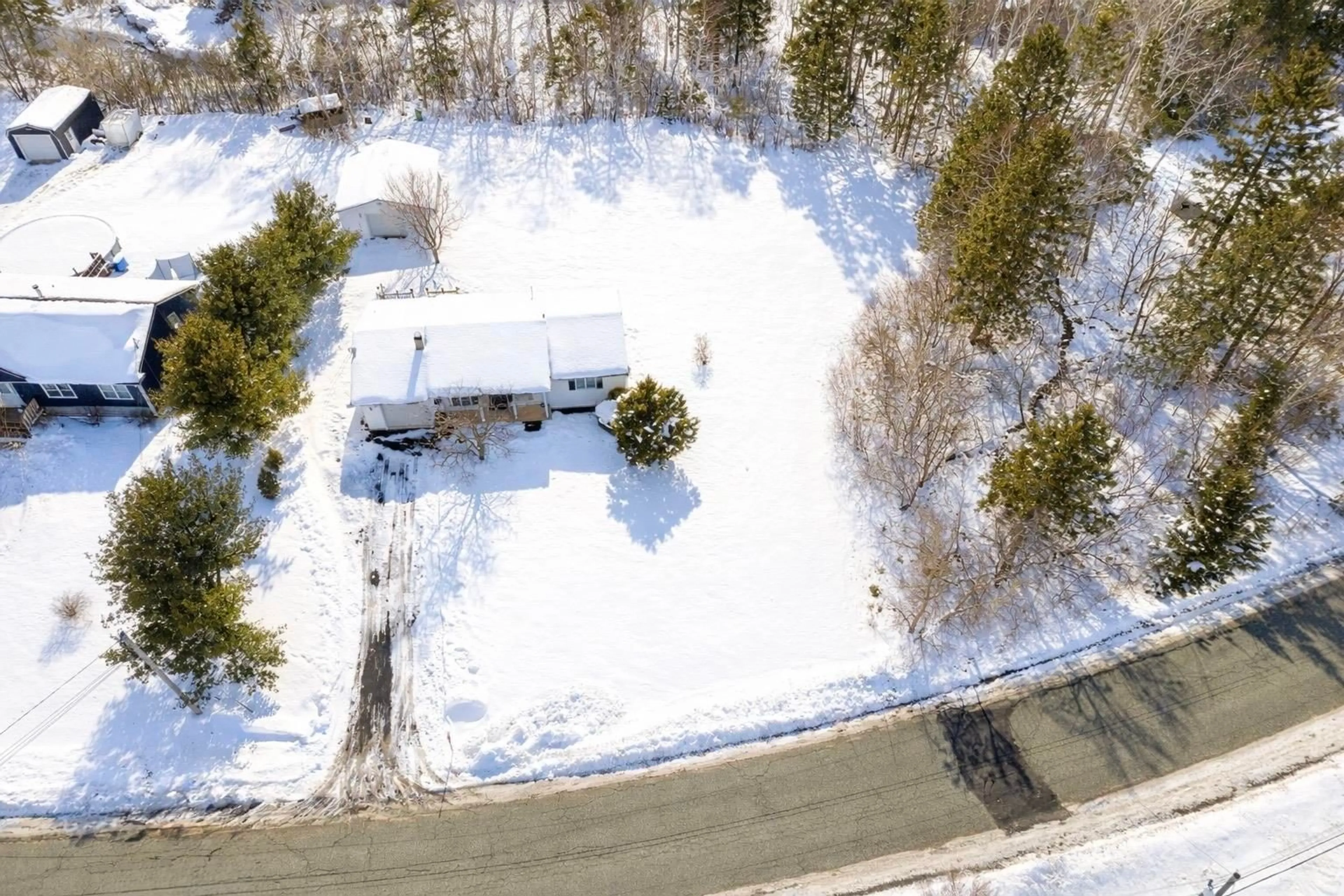 A pic from outside/outdoor area/front of a property/back of a property/a pic from drone, street for 34 Riverbend Dr, Amherst Nova Scotia B4H 3Y1