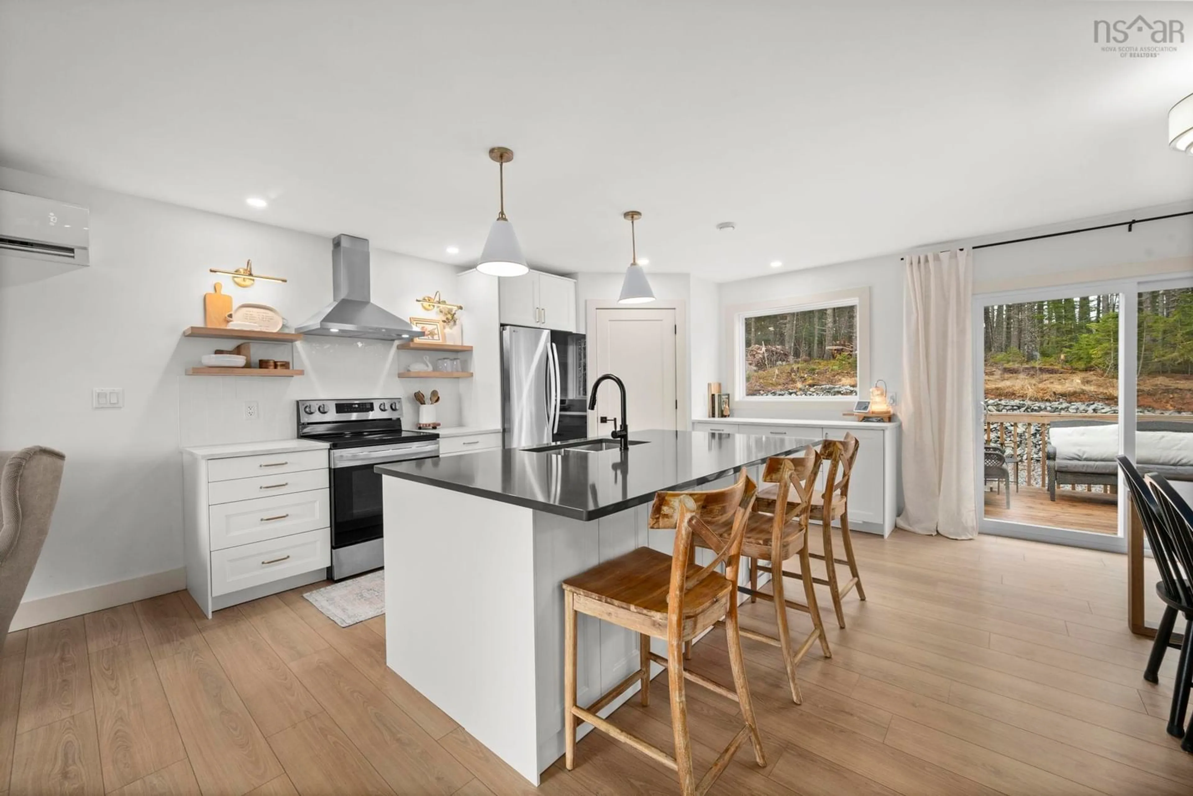 Open concept kitchen, ceramic/tile floor for 100 Trinity Lane, Beaver Bank Nova Scotia B4G 1C2