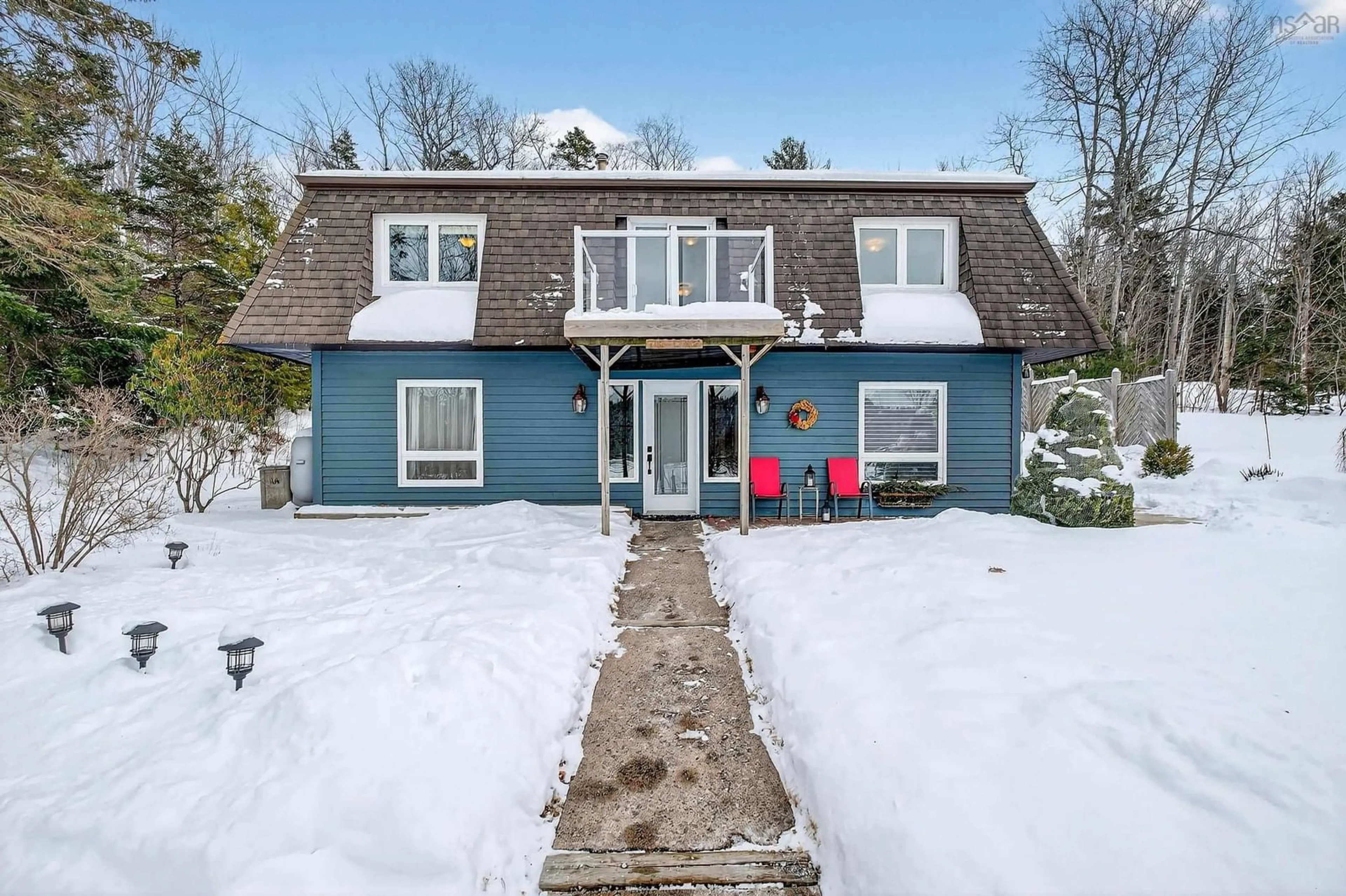 A pic from outside/outdoor area/front of a property/back of a property/a pic from drone, street for 3950 Highway 2, Fletchers Lake Nova Scotia B2T 1A3