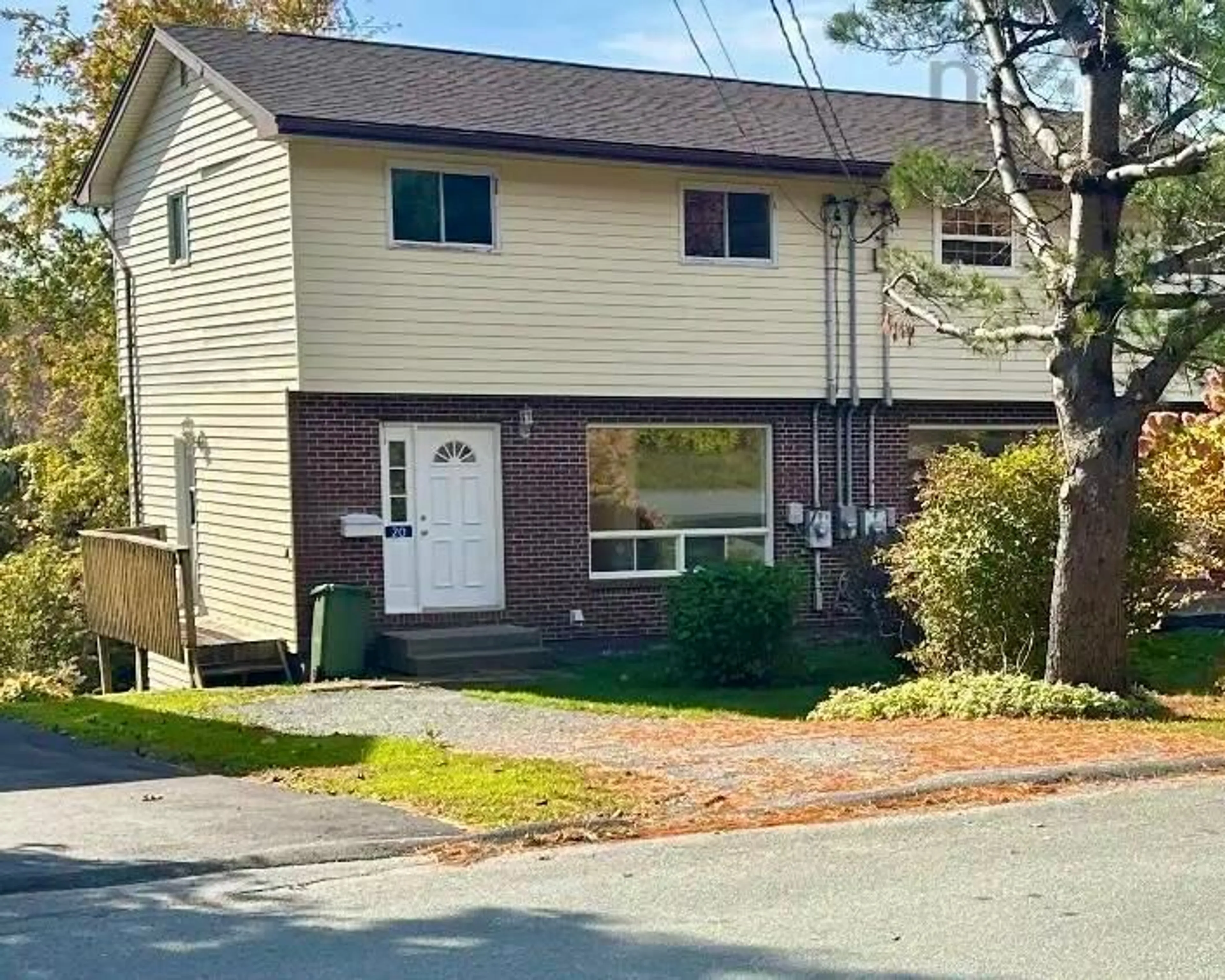 Home with vinyl exterior material, street for 20 Judy Ave, Lower Sackville Nova Scotia B4E 1A7