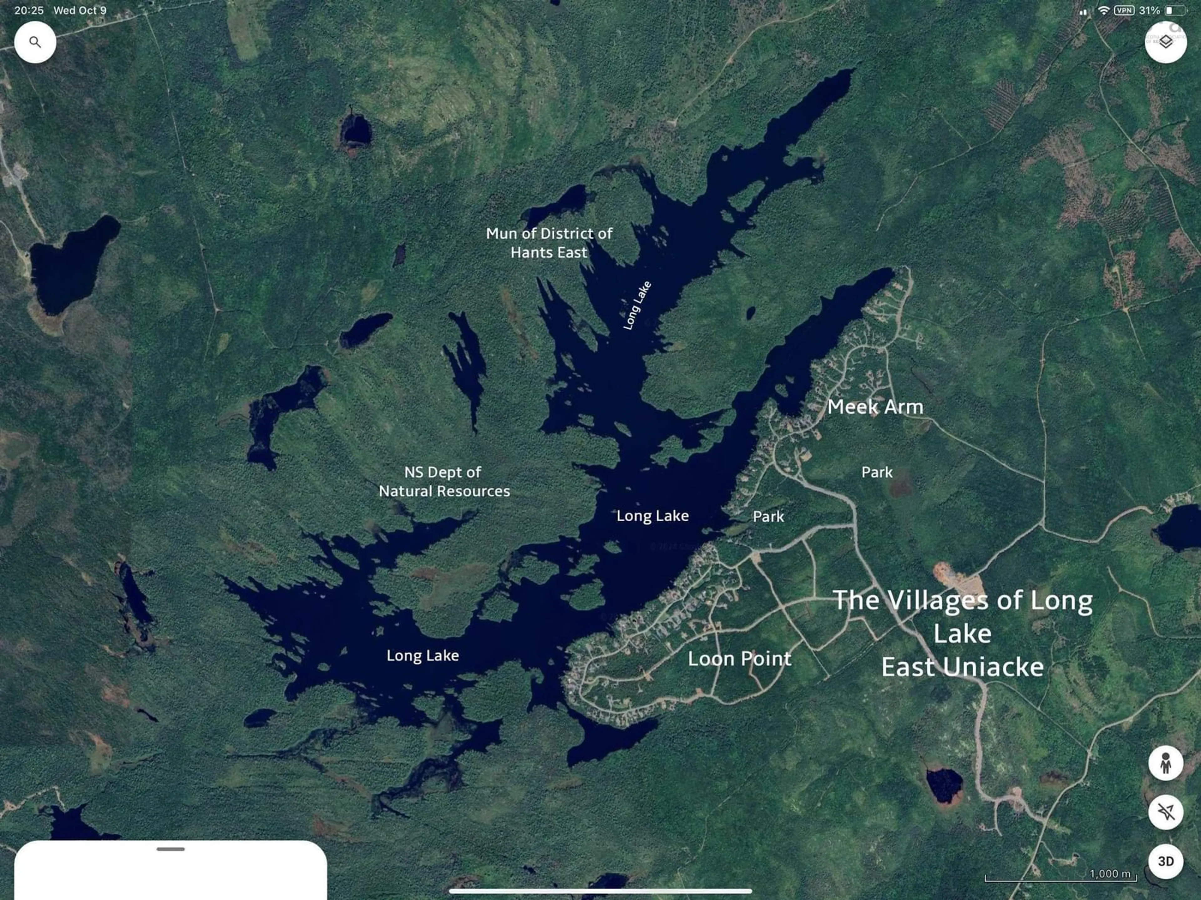 Picture of a map for Lakewood Crt #276, East Uniacke Nova Scotia B0J 1Z0