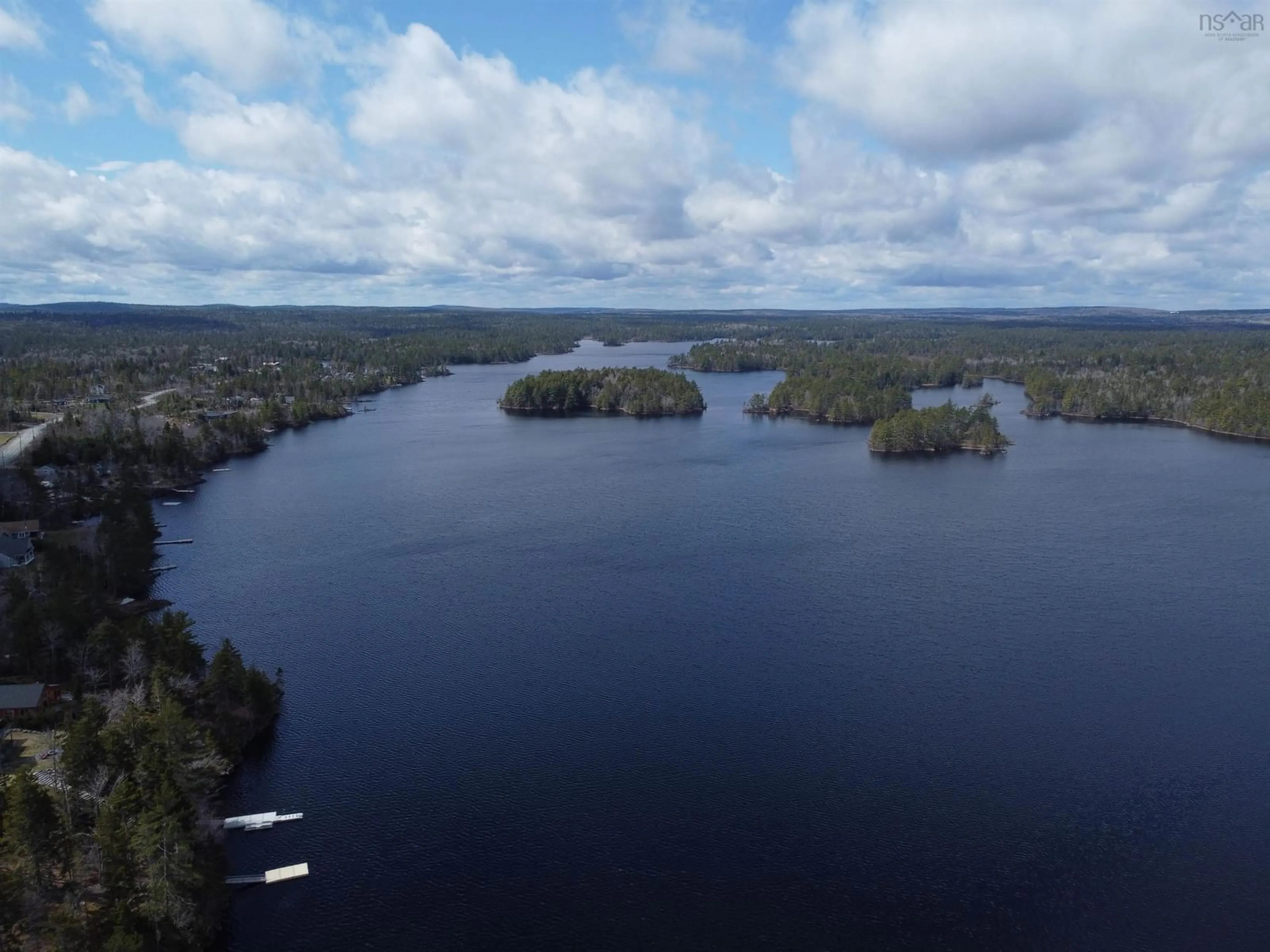 A pic from outside/outdoor area/front of a property/back of a property/a pic from drone, water/lake/river/ocean view for Lakewood Crt #276, East Uniacke Nova Scotia B0J 1Z0
