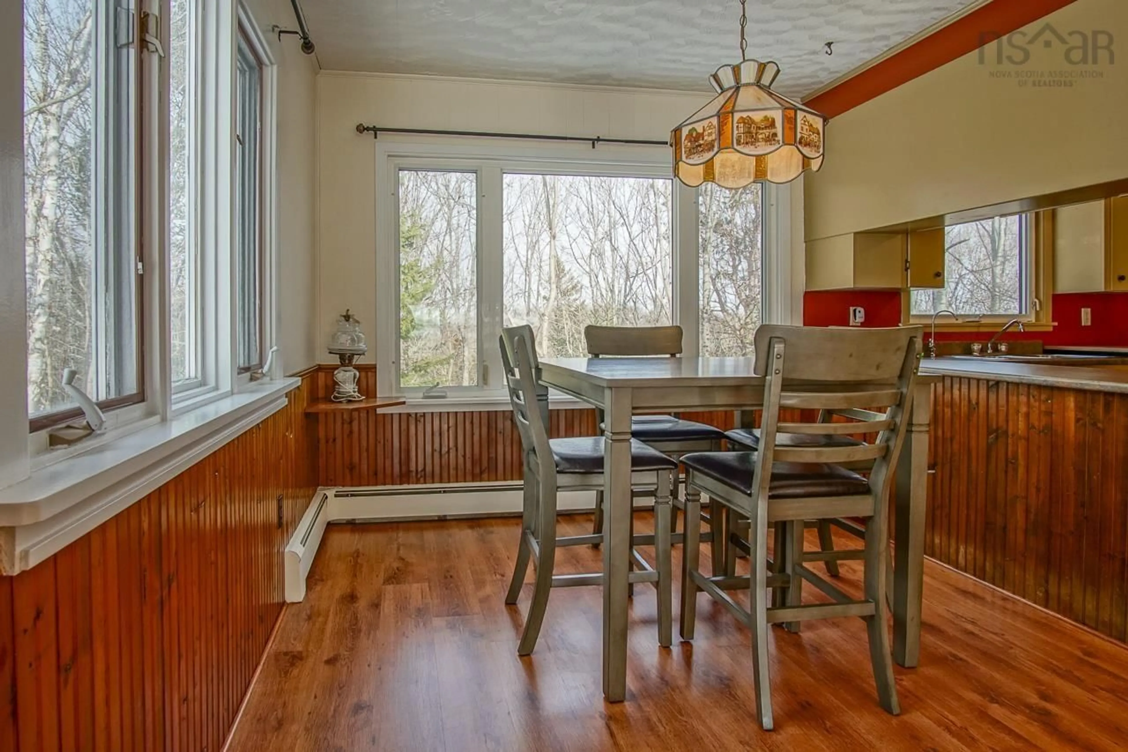 Dining room, wood/laminate floor for 373 Park St, Kentville Nova Scotia B4N 1M5