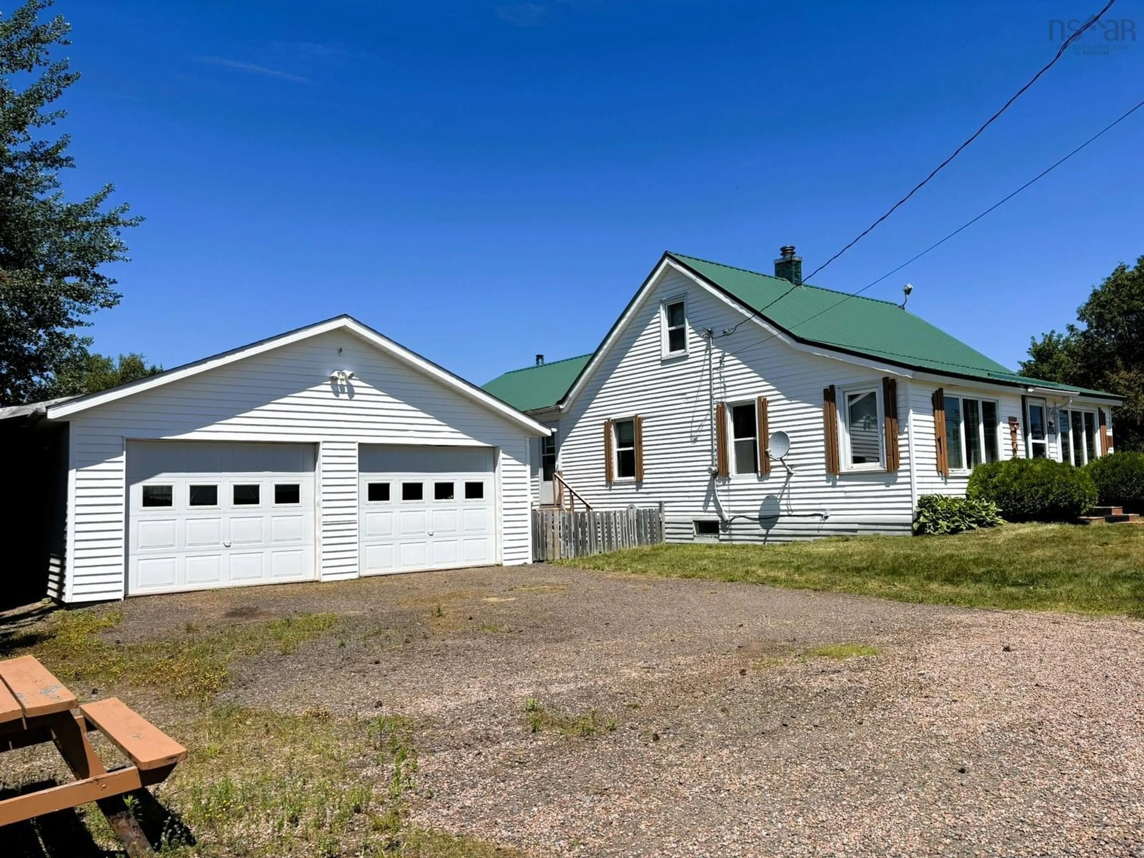 A pic from outside/outdoor area/front of a property/back of a property/a pic from drone, building for 7643 Hwy#2 Hwy, West Brook Nova Scotia B0M 1W0