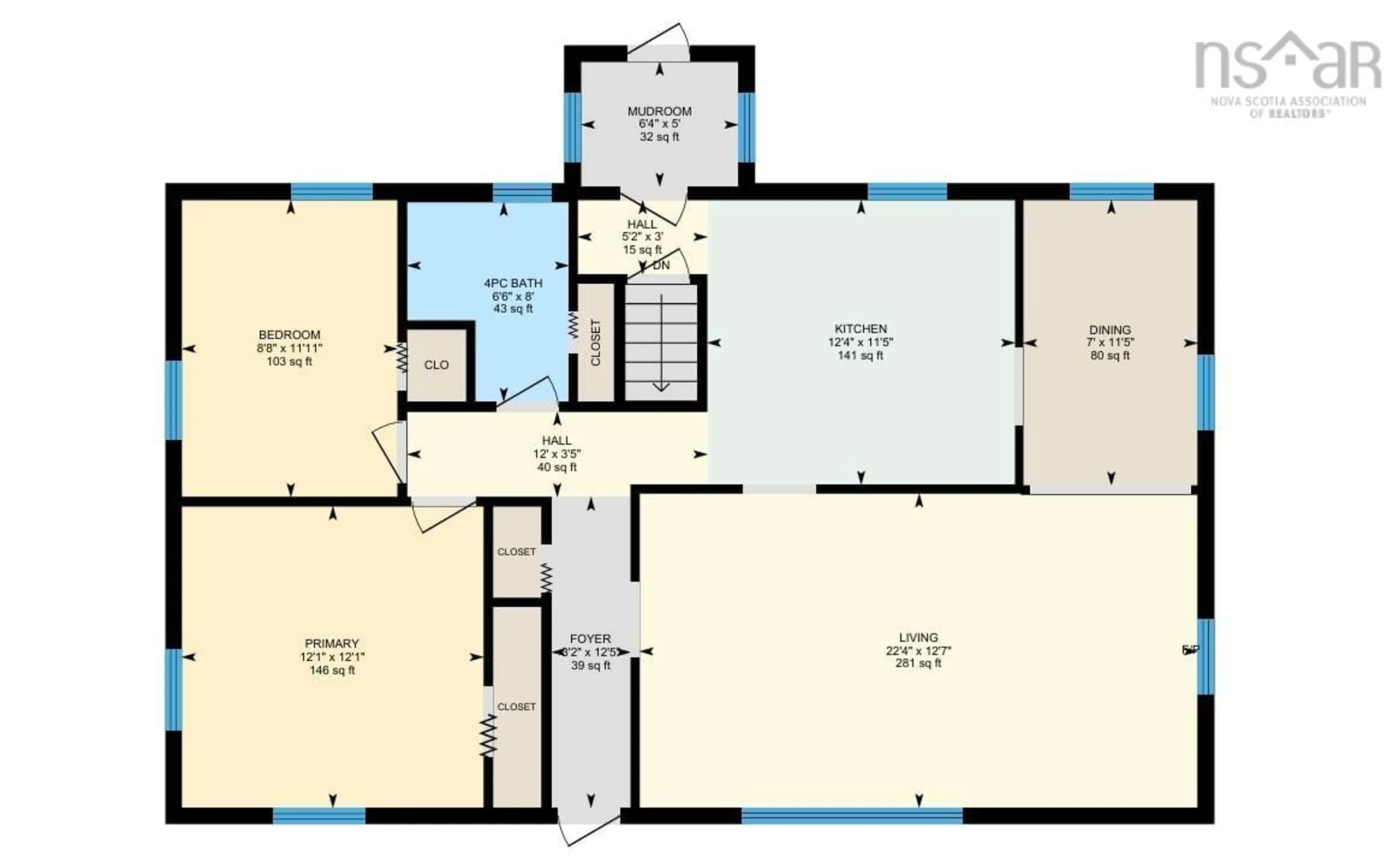 Floor plan for 17 Freds Rd, Western Shore Nova Scotia B0J 3M0
