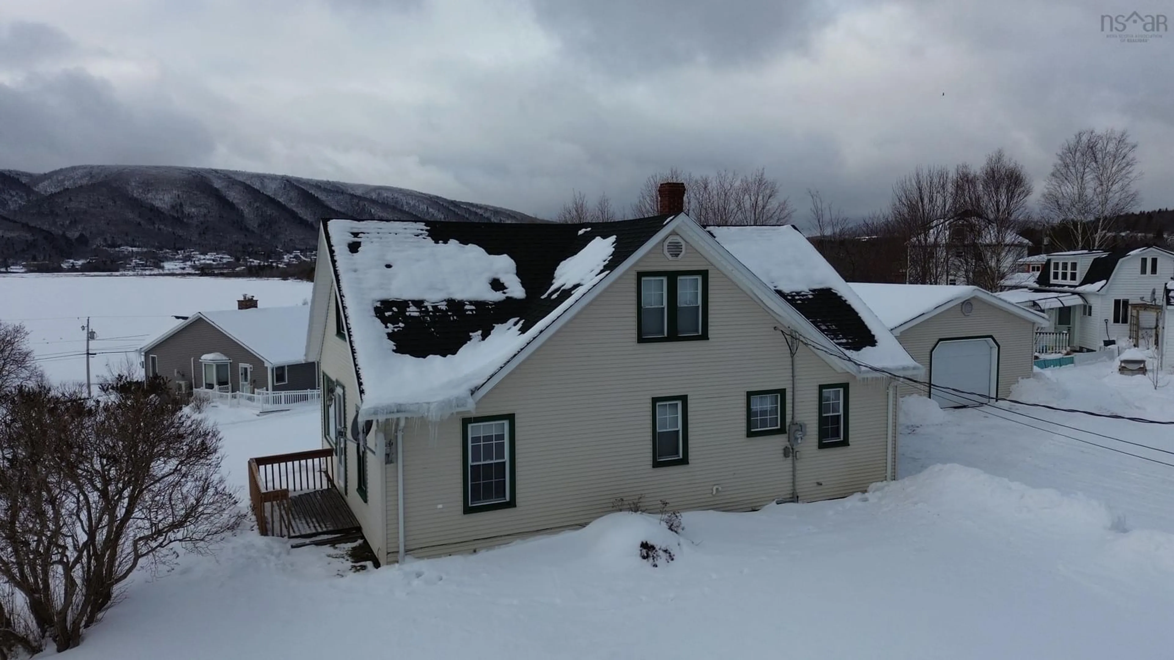 A pic from outside/outdoor area/front of a property/back of a property/a pic from drone, unknown for 9596 105 Hwy, Whycocomagh Nova Scotia B0E 3M0