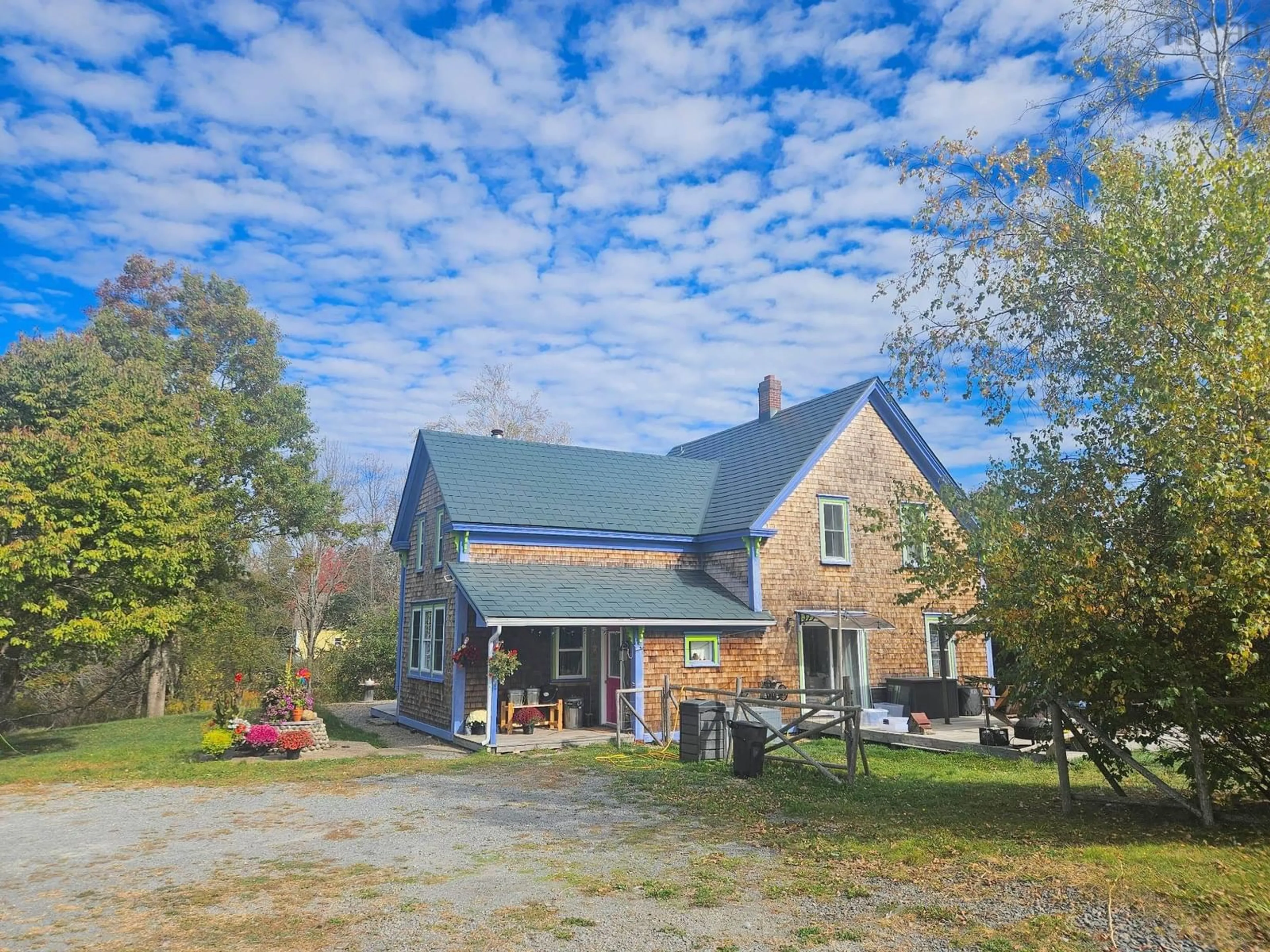 A pic from outside/outdoor area/front of a property/back of a property/a pic from drone, building for 43 Grimm Rd, First South Nova Scotia B0J 2C0