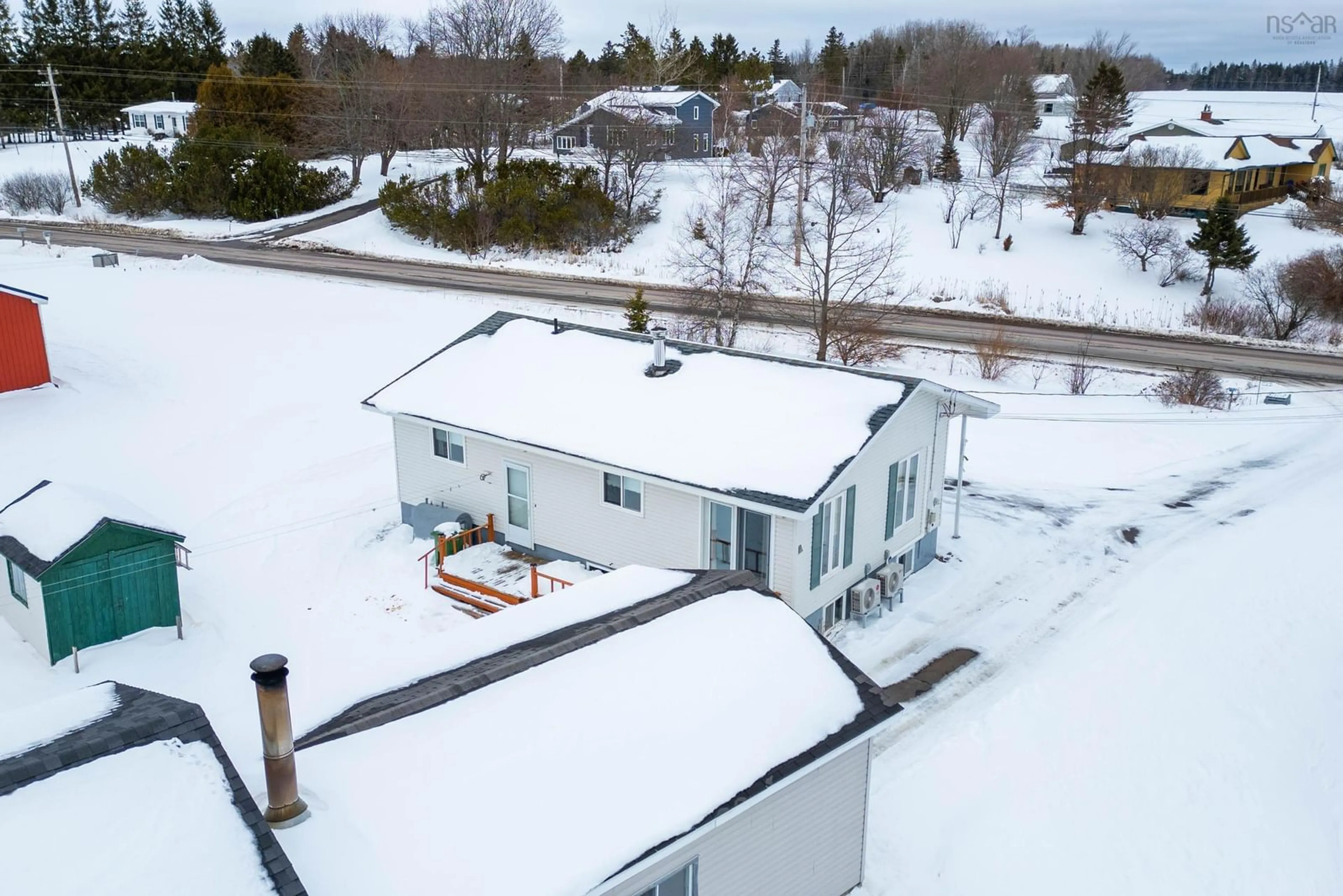 A pic from outside/outdoor area/front of a property/back of a property/a pic from drone, unknown for 482 Highway 204, Brookdale Nova Scotia B4H 3Y1