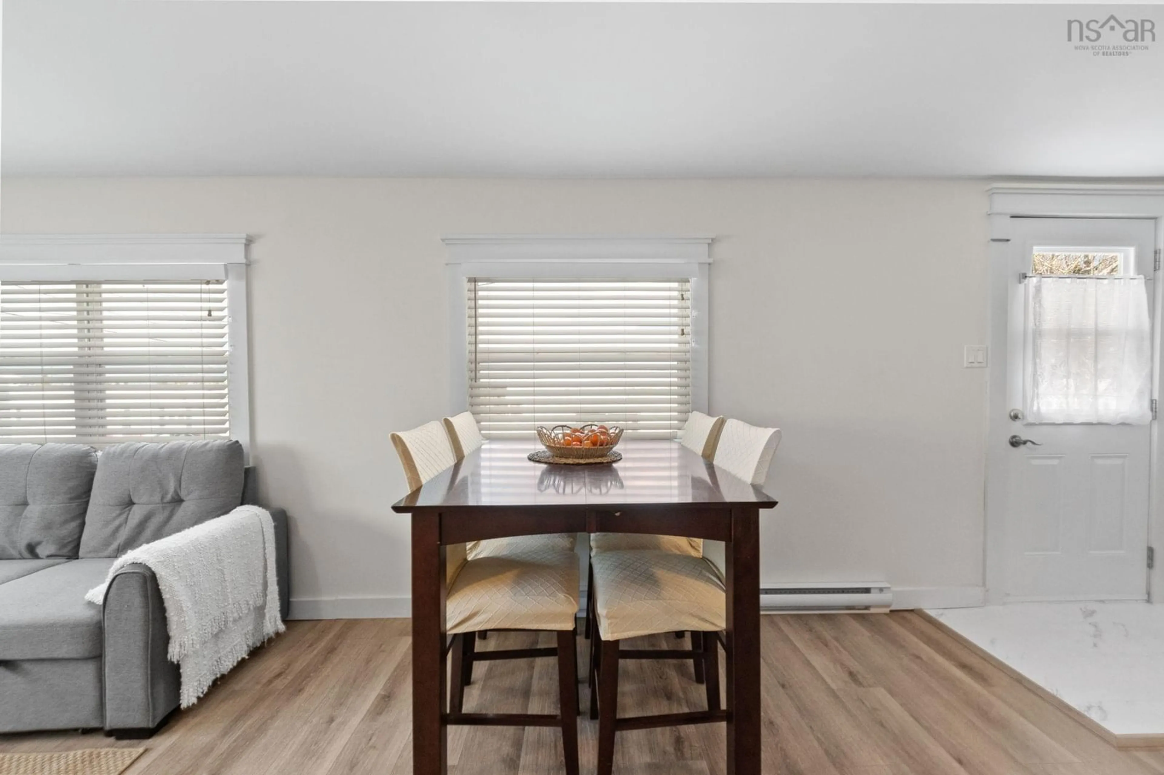 Dining room, wood/laminate floor for 14 Moduline Dr, Harrietsfield Nova Scotia B3V 1A9