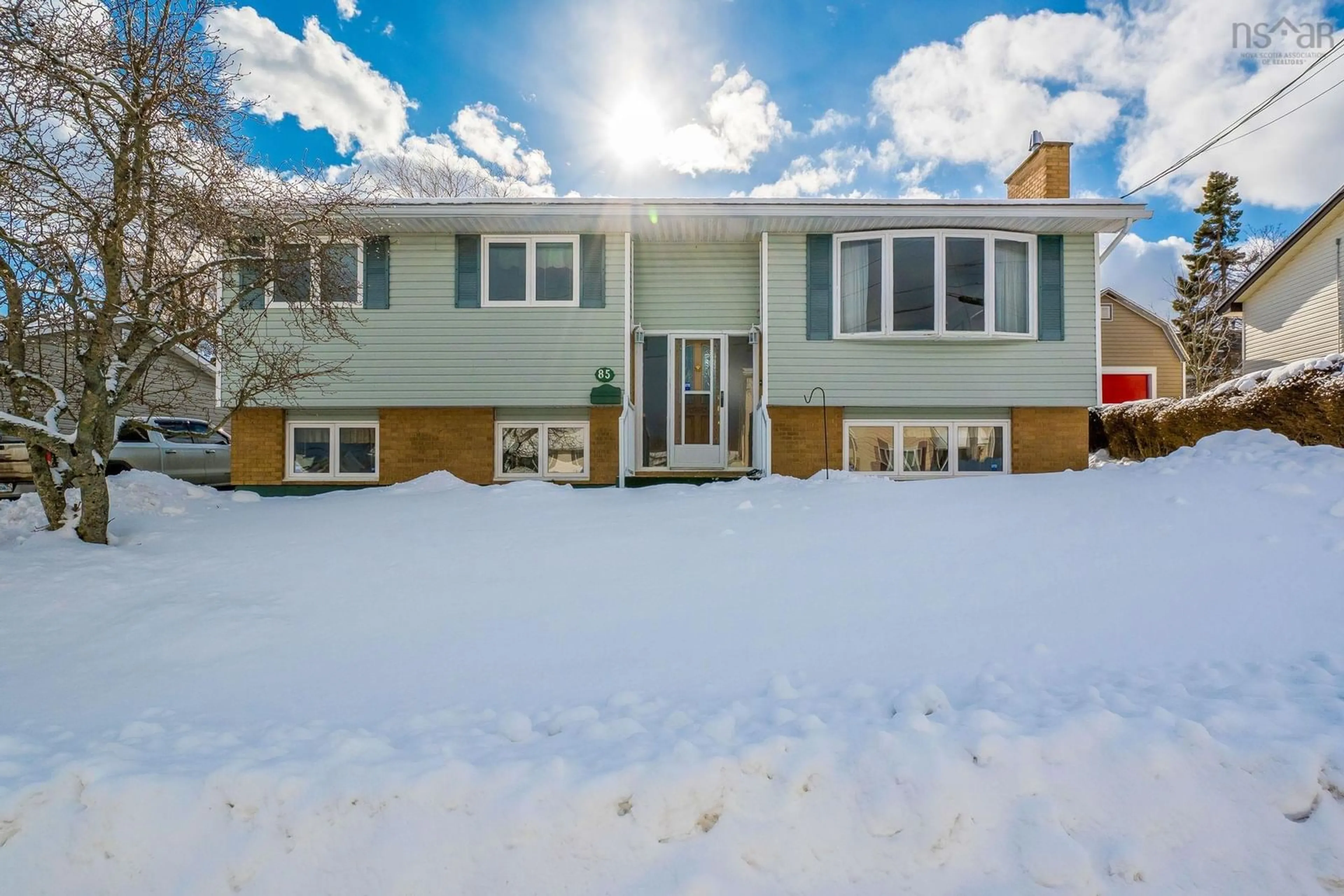 Home with vinyl exterior material, street for 85 Amaranth Cres, Dartmouth Nova Scotia B2W 4C1