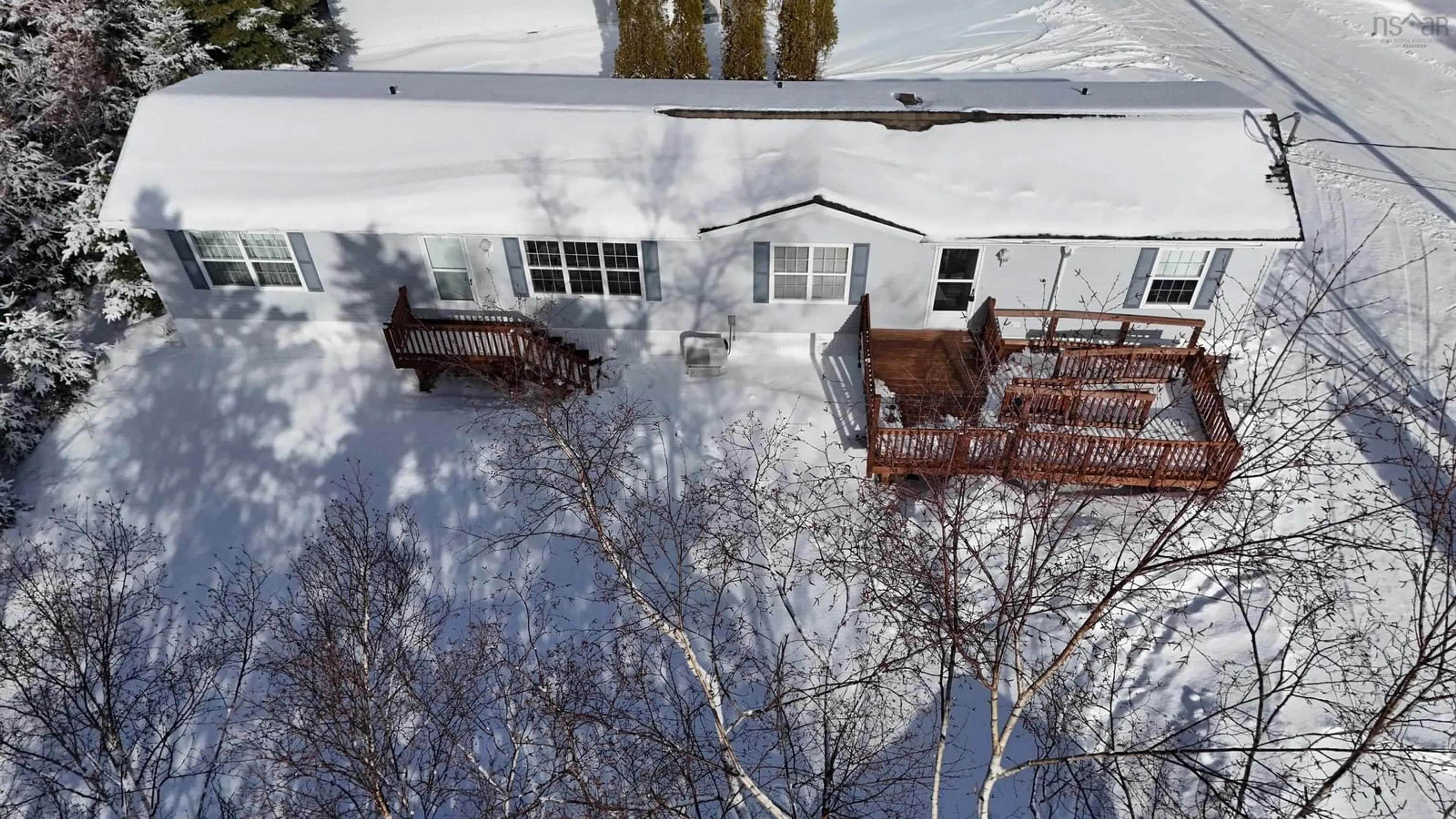 A pic from outside/outdoor area/front of a property/back of a property/a pic from drone, unknown for 20 Cook Dr, East River Nova Scotia B0J 1T0