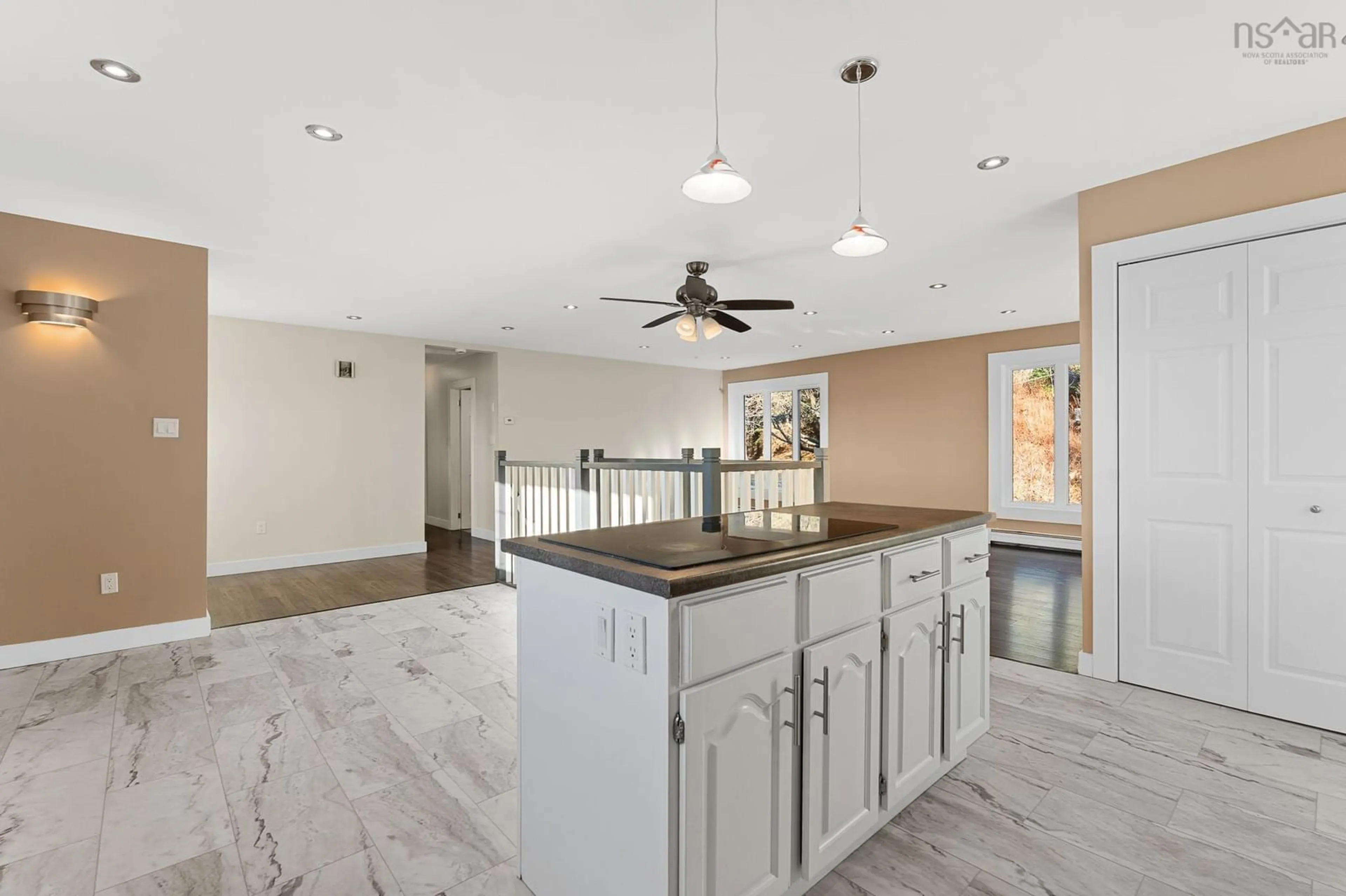 Open concept kitchen, ceramic/tile floor for 44 Lahey Dr, West Lawrencetown Nova Scotia B2Z 1R2