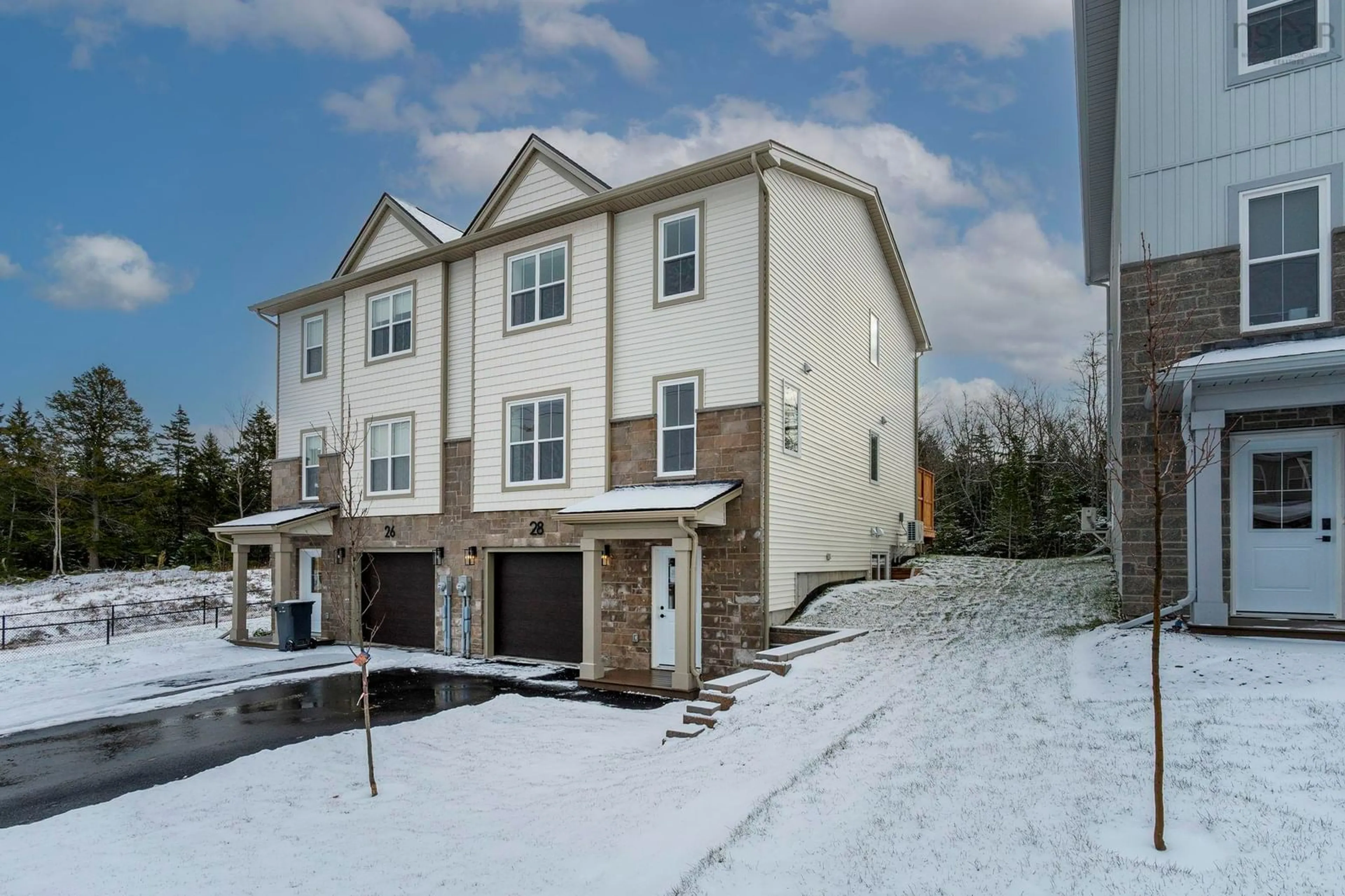 A pic from outside/outdoor area/front of a property/back of a property/a pic from drone, street for 28 Simona Dr #SMD-3B, Dartmouth Nova Scotia B2X 2E1