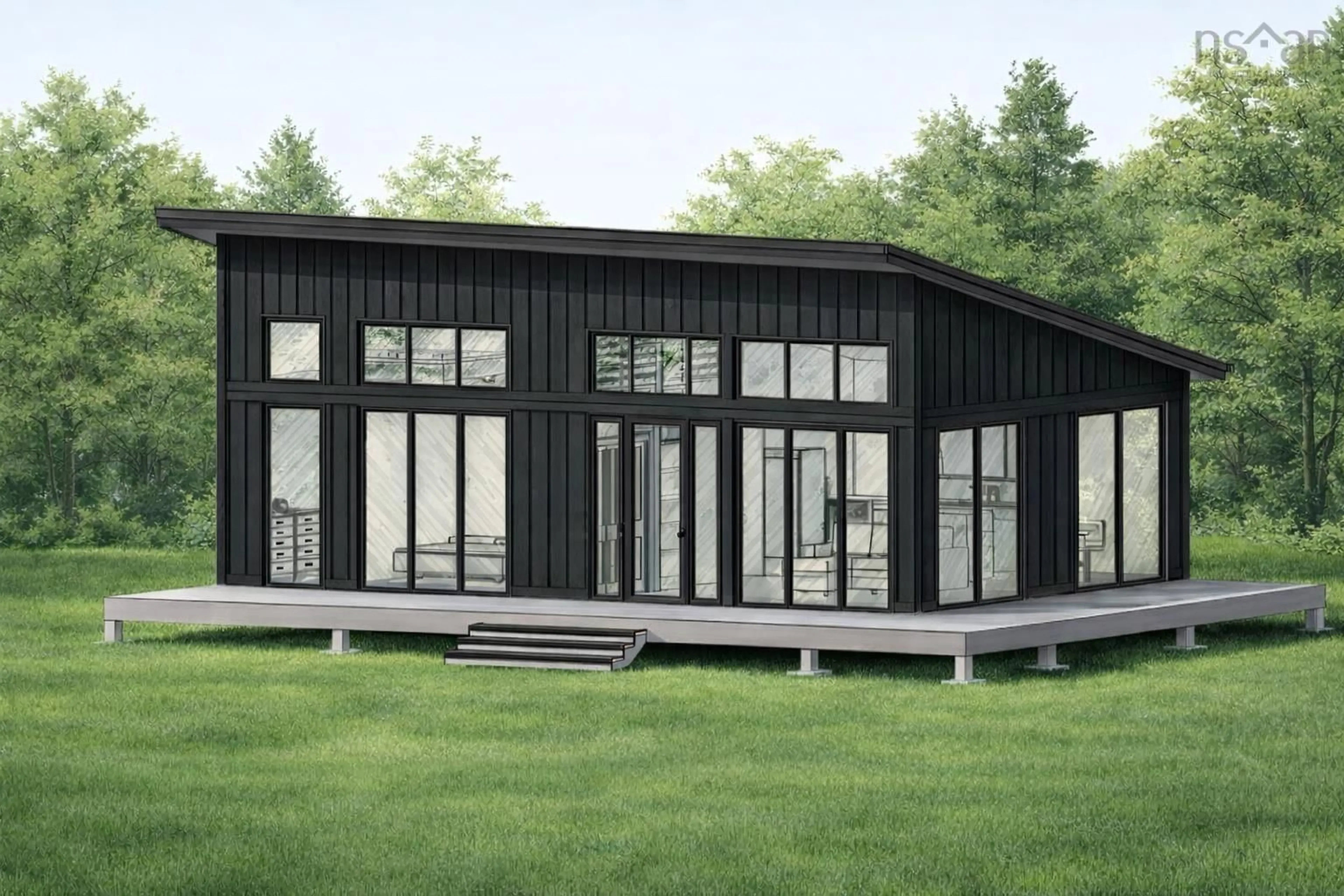 Home with vinyl exterior material, building for Heritage Way #206, East Uniacke Nova Scotia B0N 1Z0