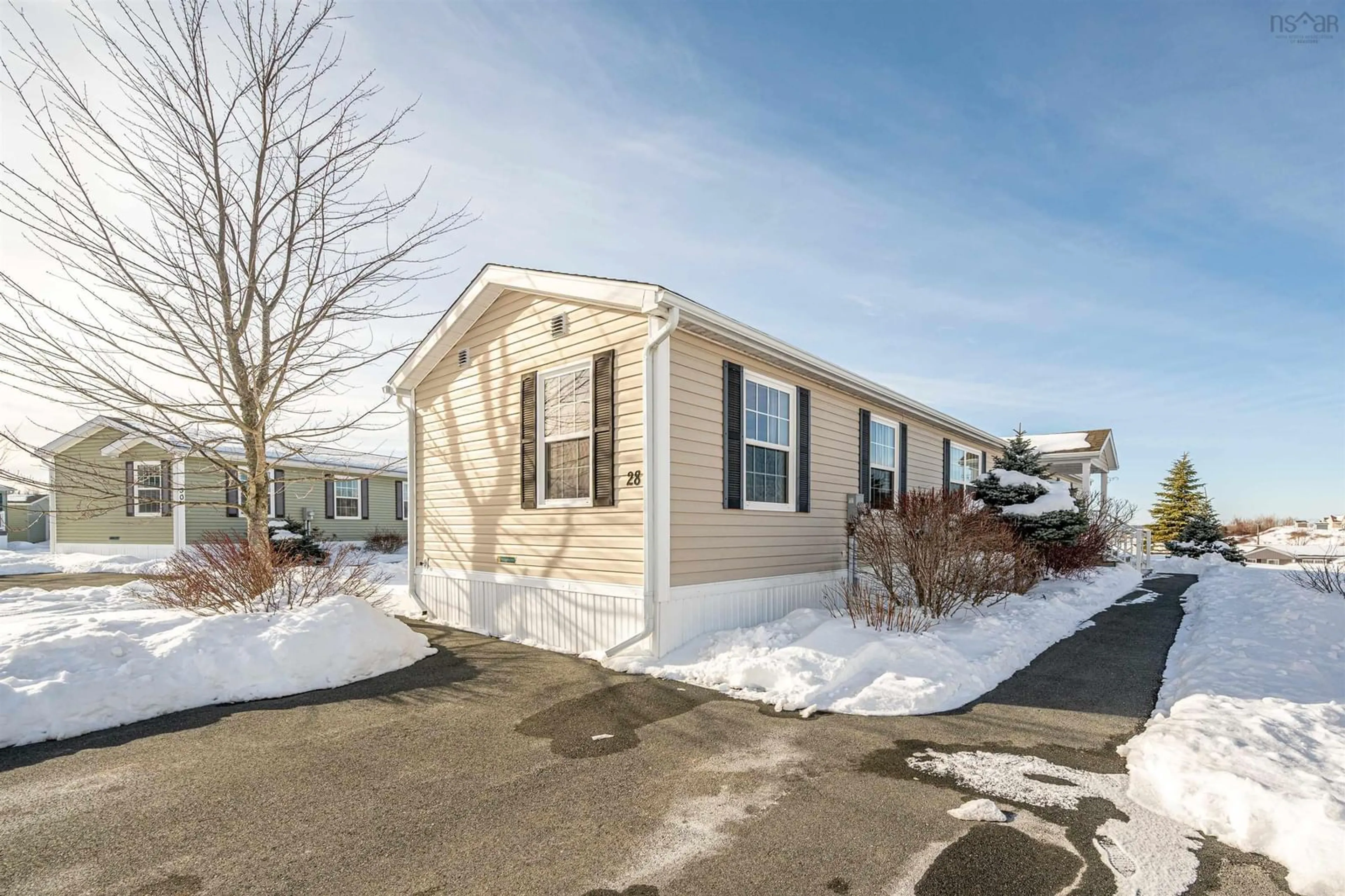 Home with vinyl exterior material, street for 28 Annie May Court, Garlands Crossing Nova Scotia B0N 2T0