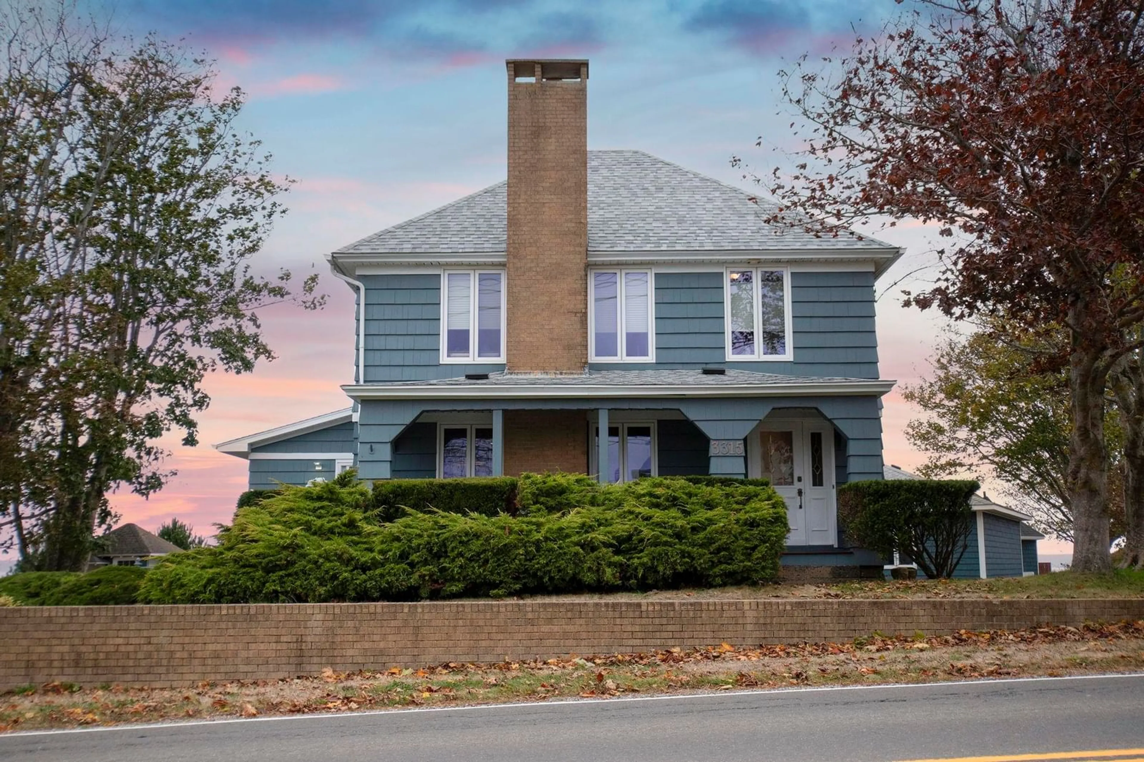 Home with vinyl exterior material, street for 3315 Highway 1, Belliveaus Cove Nova Scotia B0W 1J0