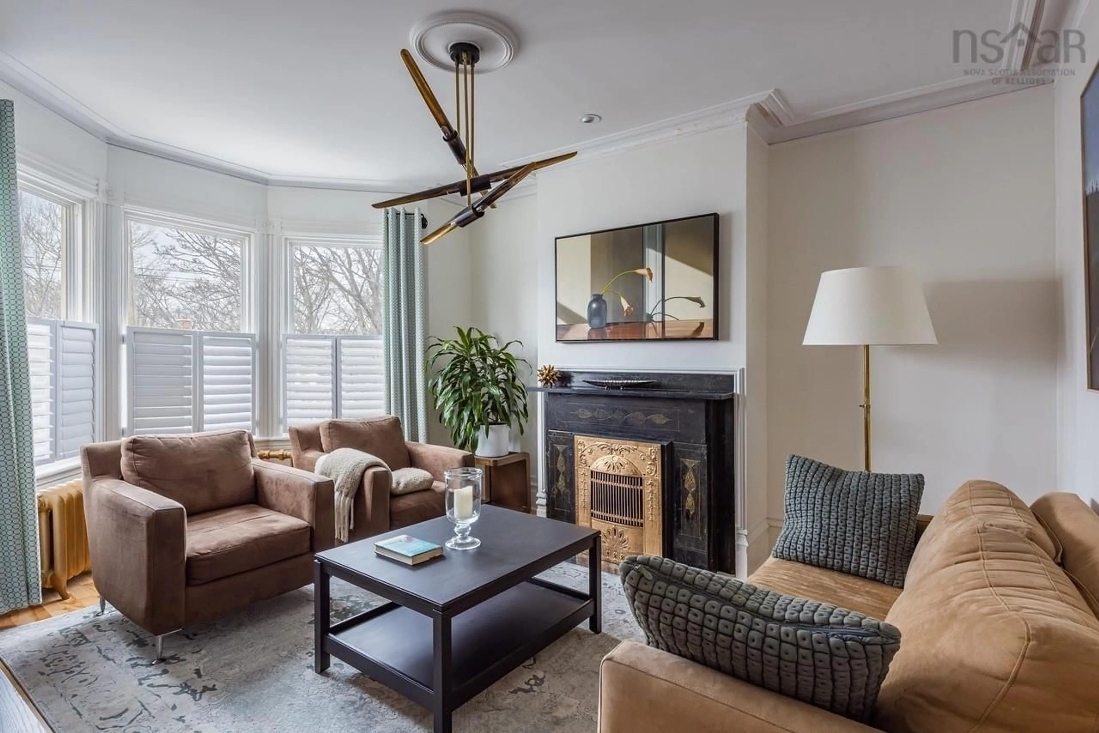 Living room with furniture, unknown for 6284-86 Chebucto Rd, Halifax Nova Scotia B3L 1K8