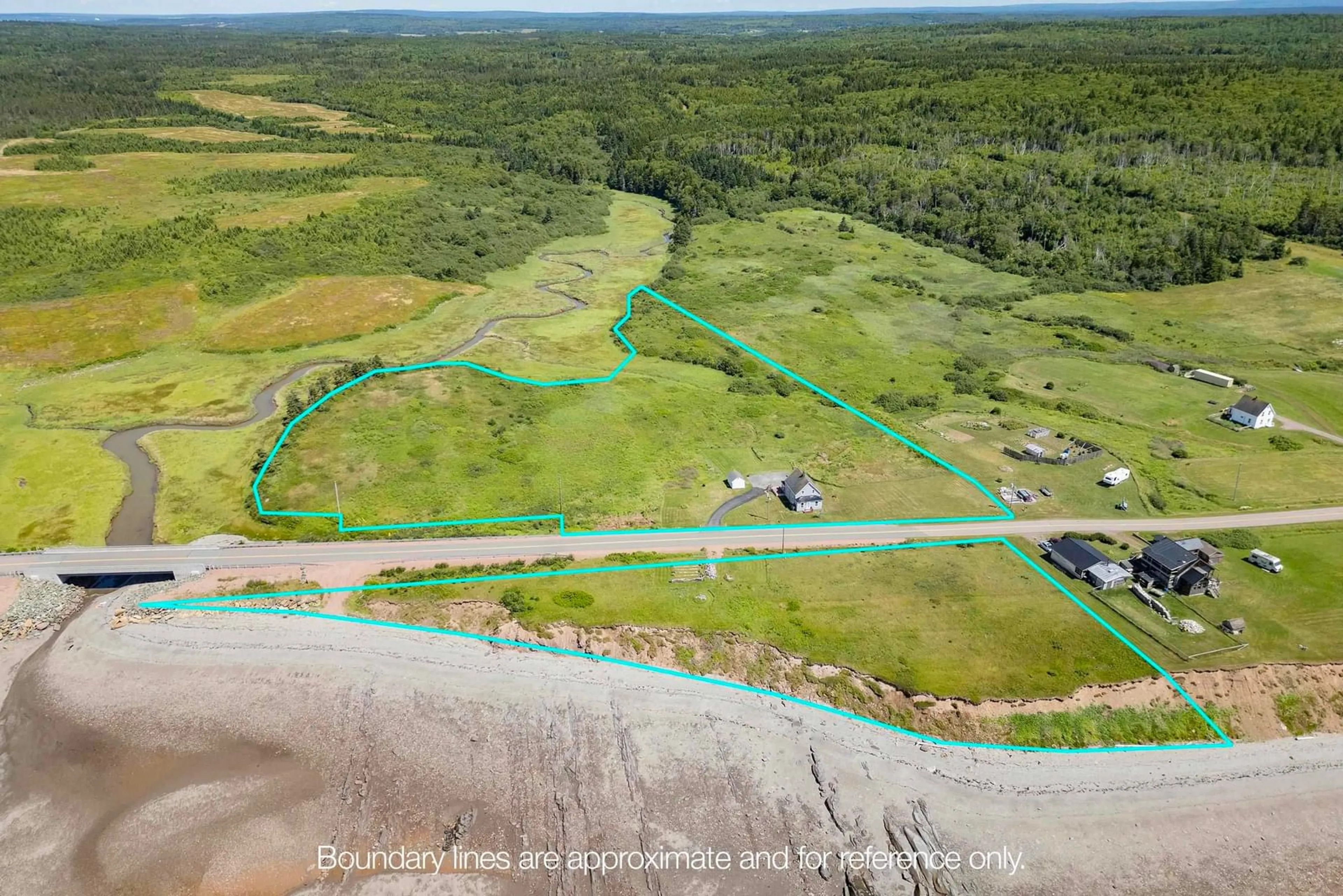 A pic from outside/outdoor area/front of a property/back of a property/a pic from drone, water/lake/river/ocean view for 516 Lower Cove Rd, Lower Cove Nova Scotia B0L 1A0
