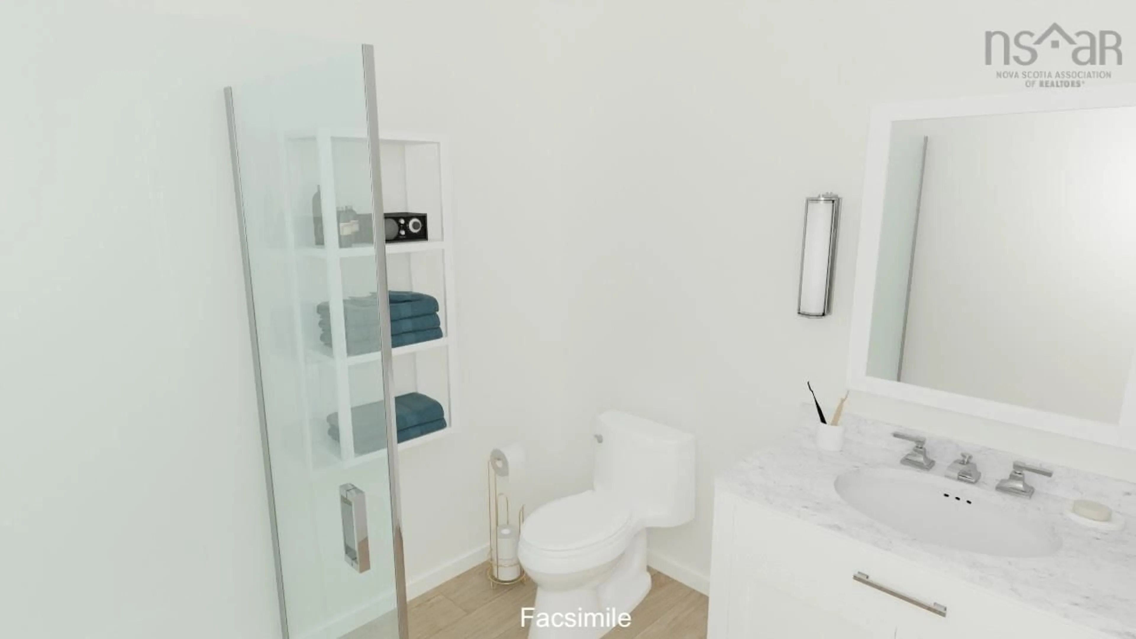 Standard bathroom, floor is not visible for Irwin Lake Rd, Hilden Nova Scotia B0N 1C0