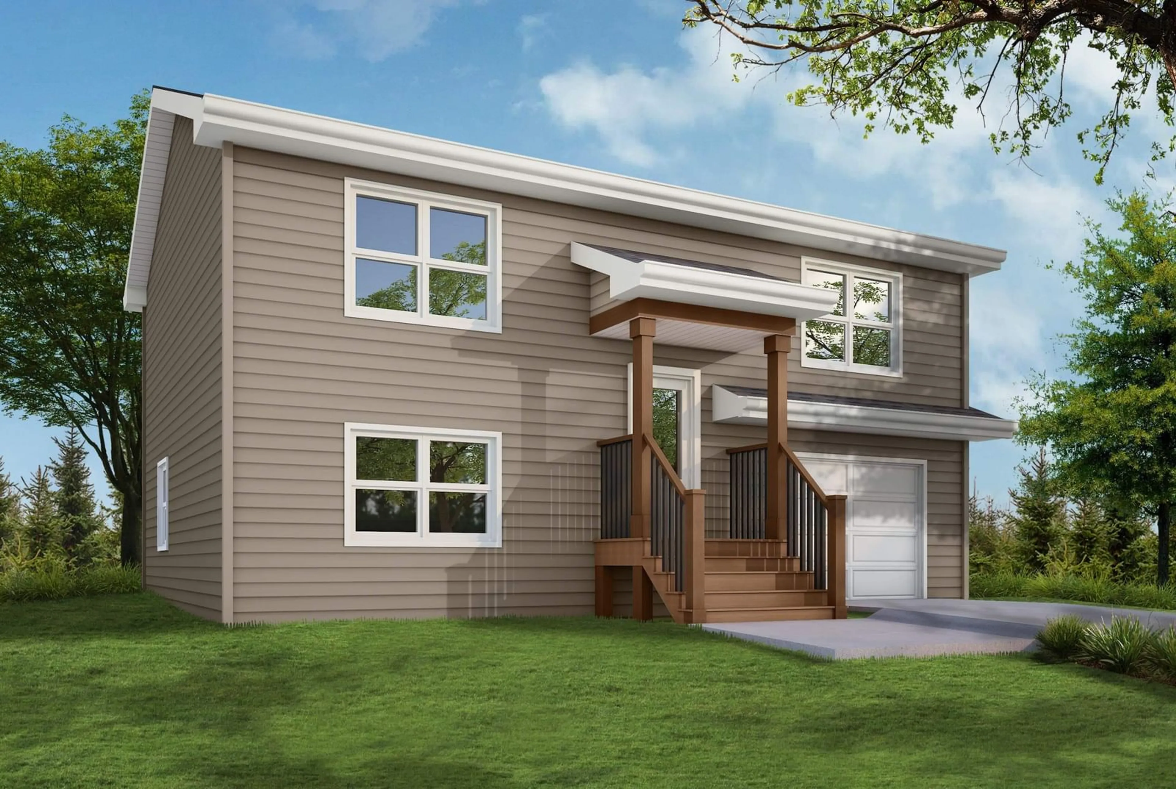 Home with vinyl exterior material, street for 223 Surf Dr #Lot, Whites Lake Nova Scotia B3T 1W4
