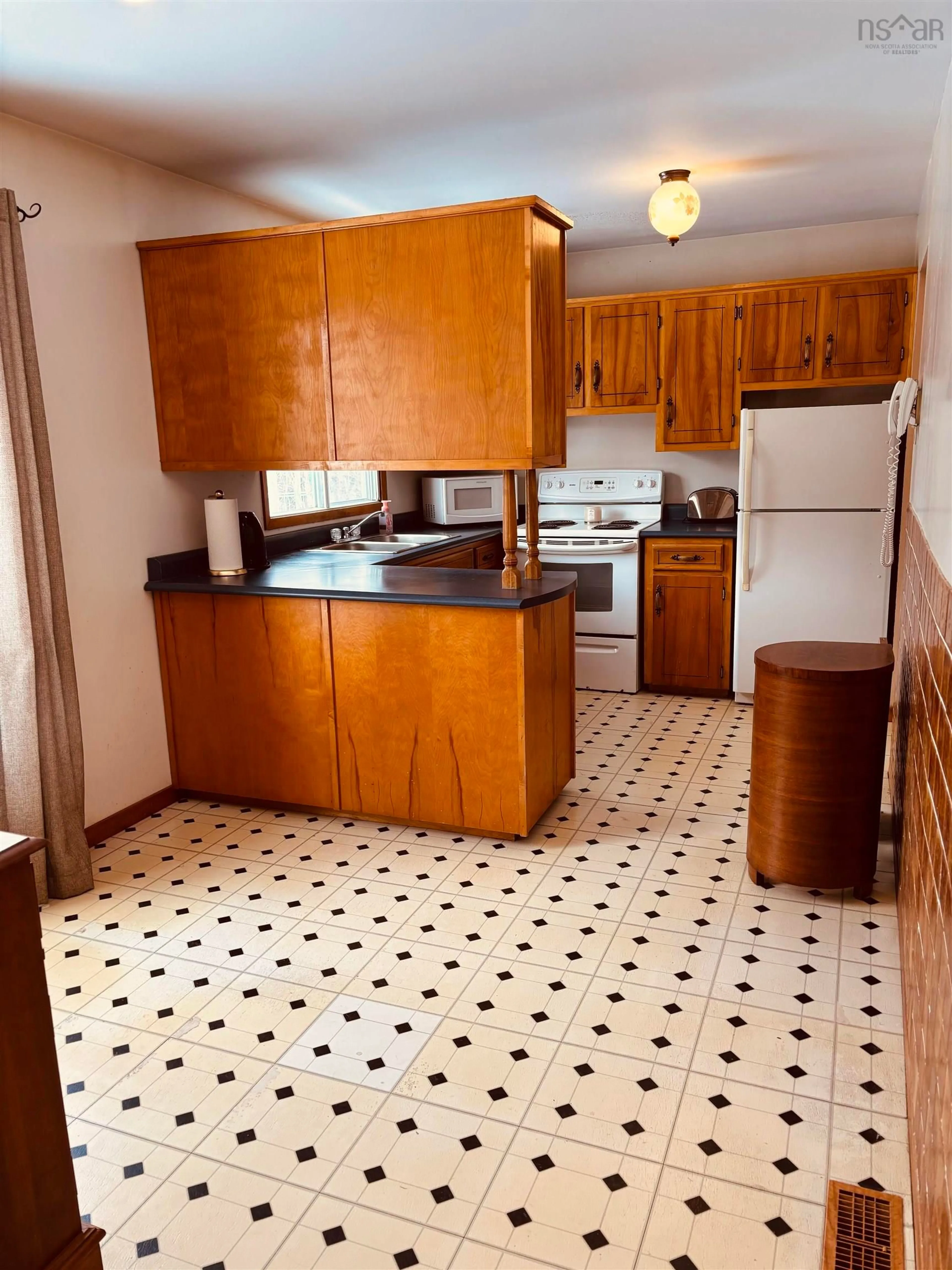 Standard kitchen, ceramic/tile floor for 77 Forest Village Rd, Simms Settlement Nova Scotia B0J 1T0