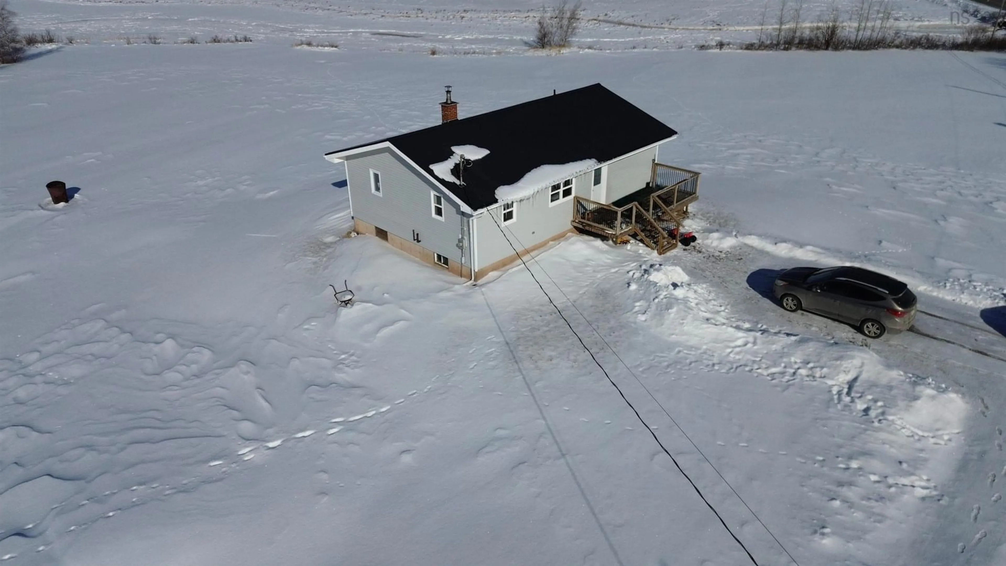A pic from outside/outdoor area/front of a property/back of a property/a pic from drone, building for 3999 Malagash Rd, Malagash Point Nova Scotia B0K 1E0