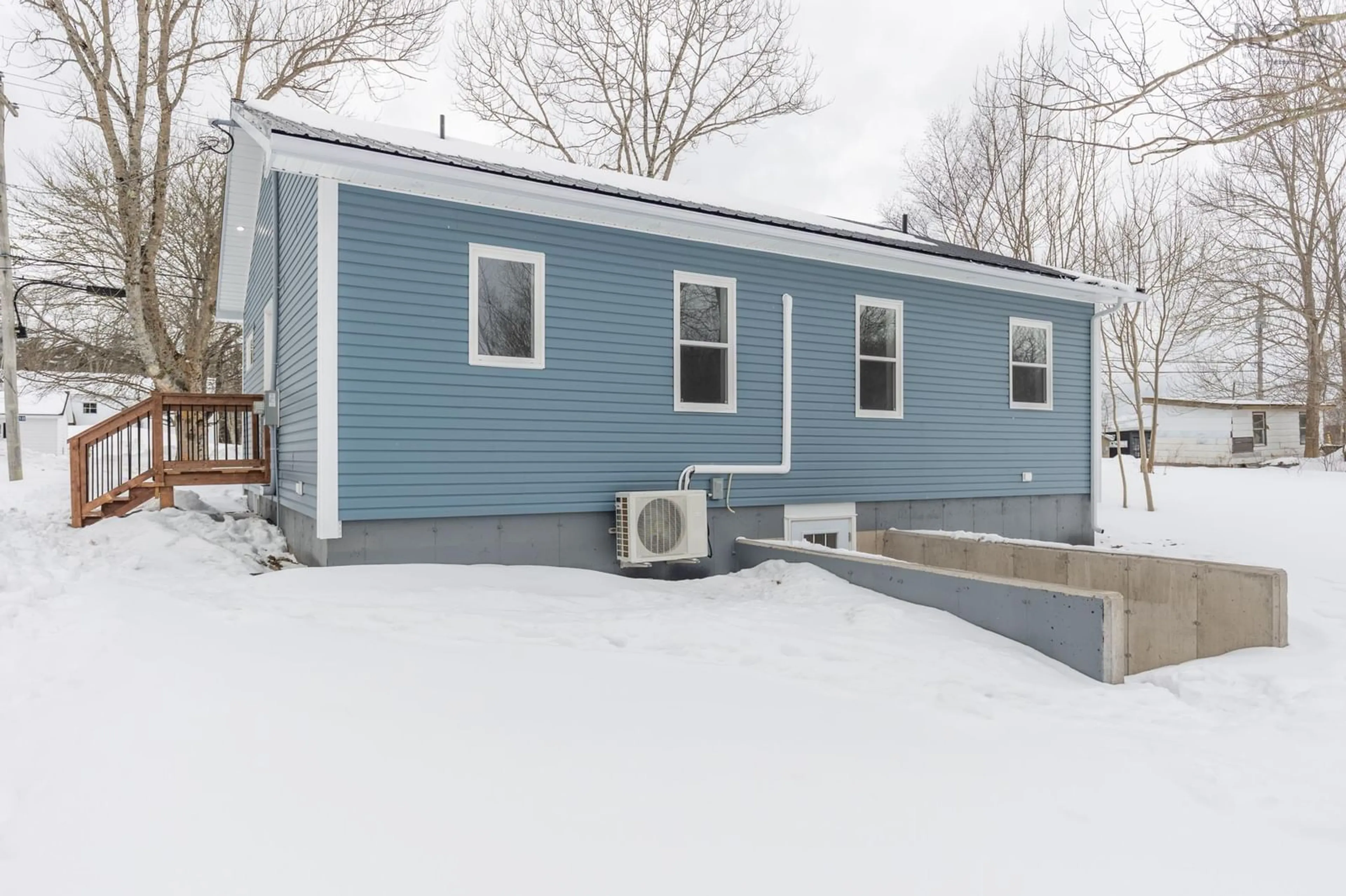 Home with vinyl exterior material, street for 8318 Highway 3, Tusket Nova Scotia B0W 3M0