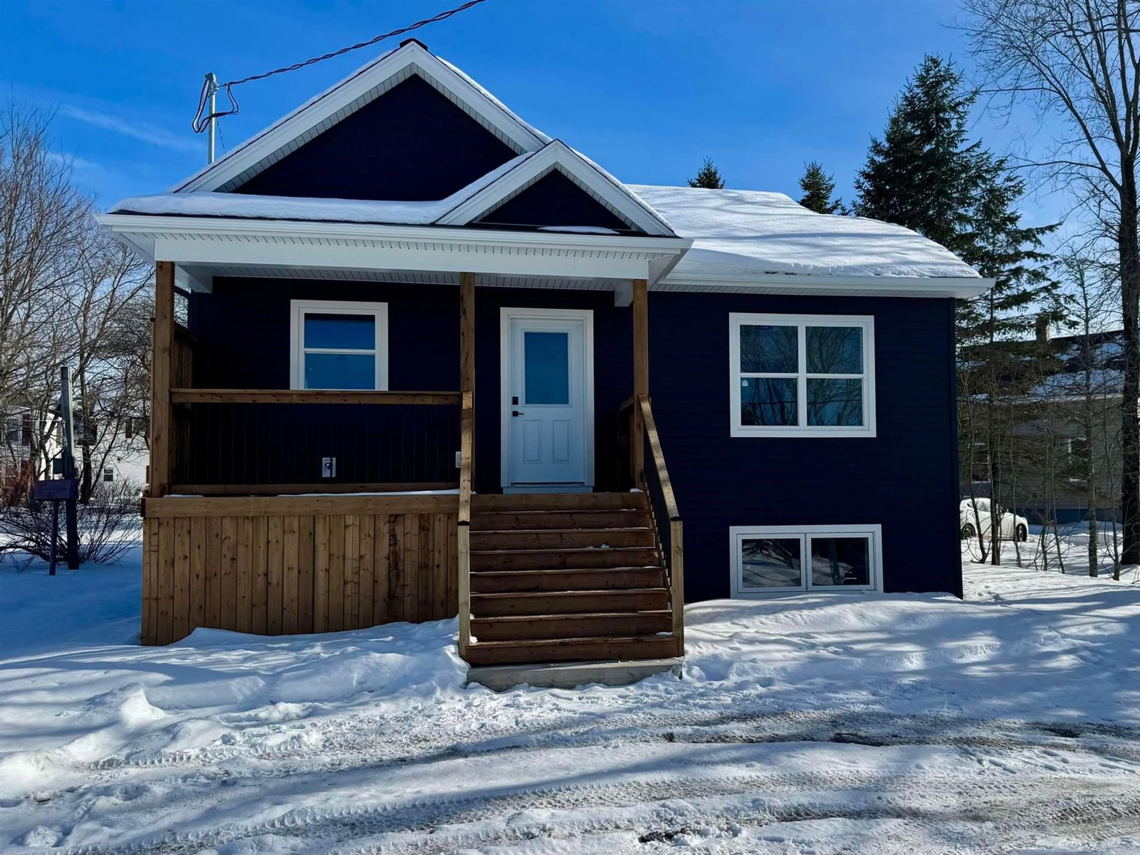 Home with vinyl exterior material, street for 50 St Andrews St, Stewiacke Nova Scotia B0N 2J0