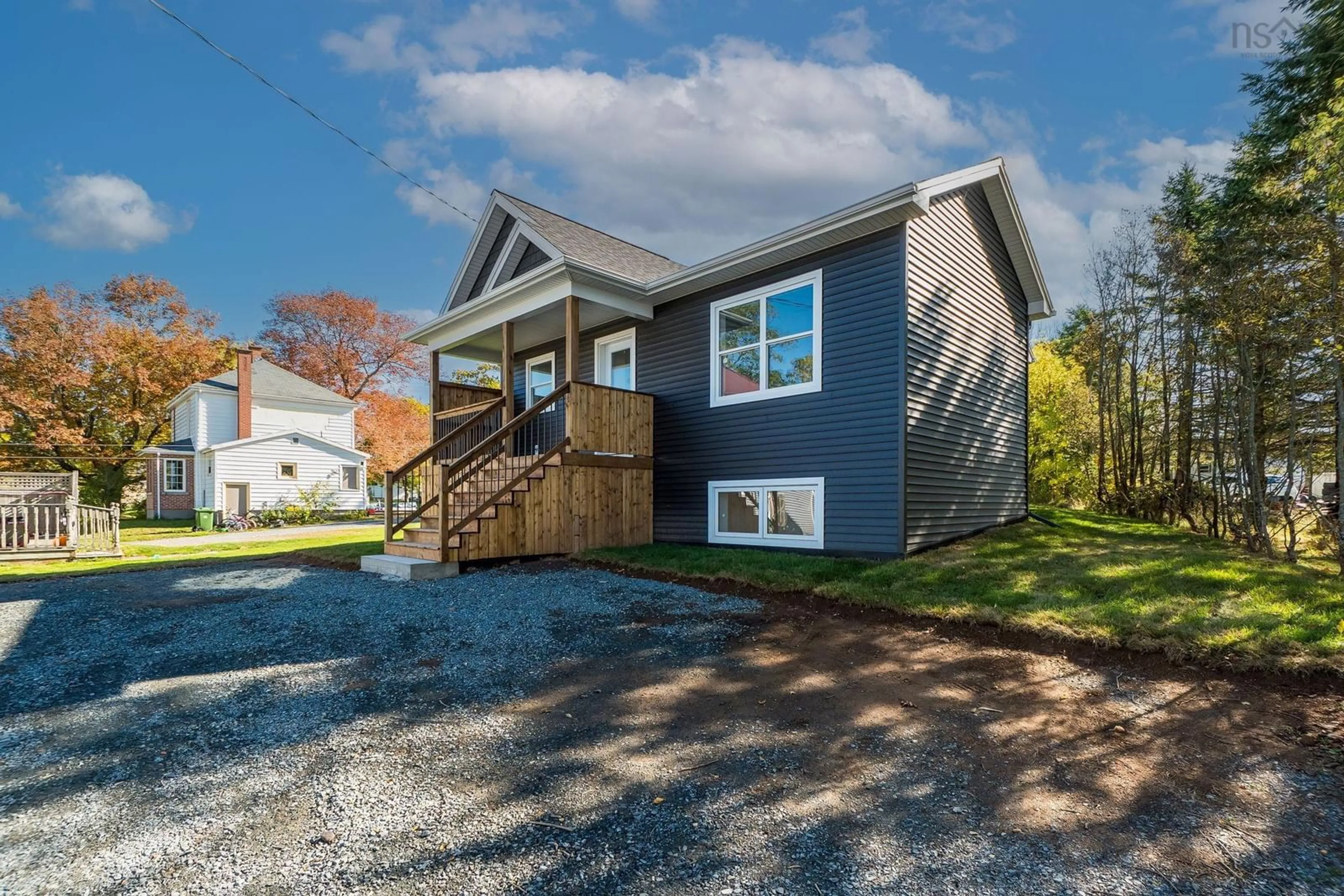 Home with vinyl exterior material, street for 50 St Andrews St, Stewiacke Nova Scotia B0N 2J0