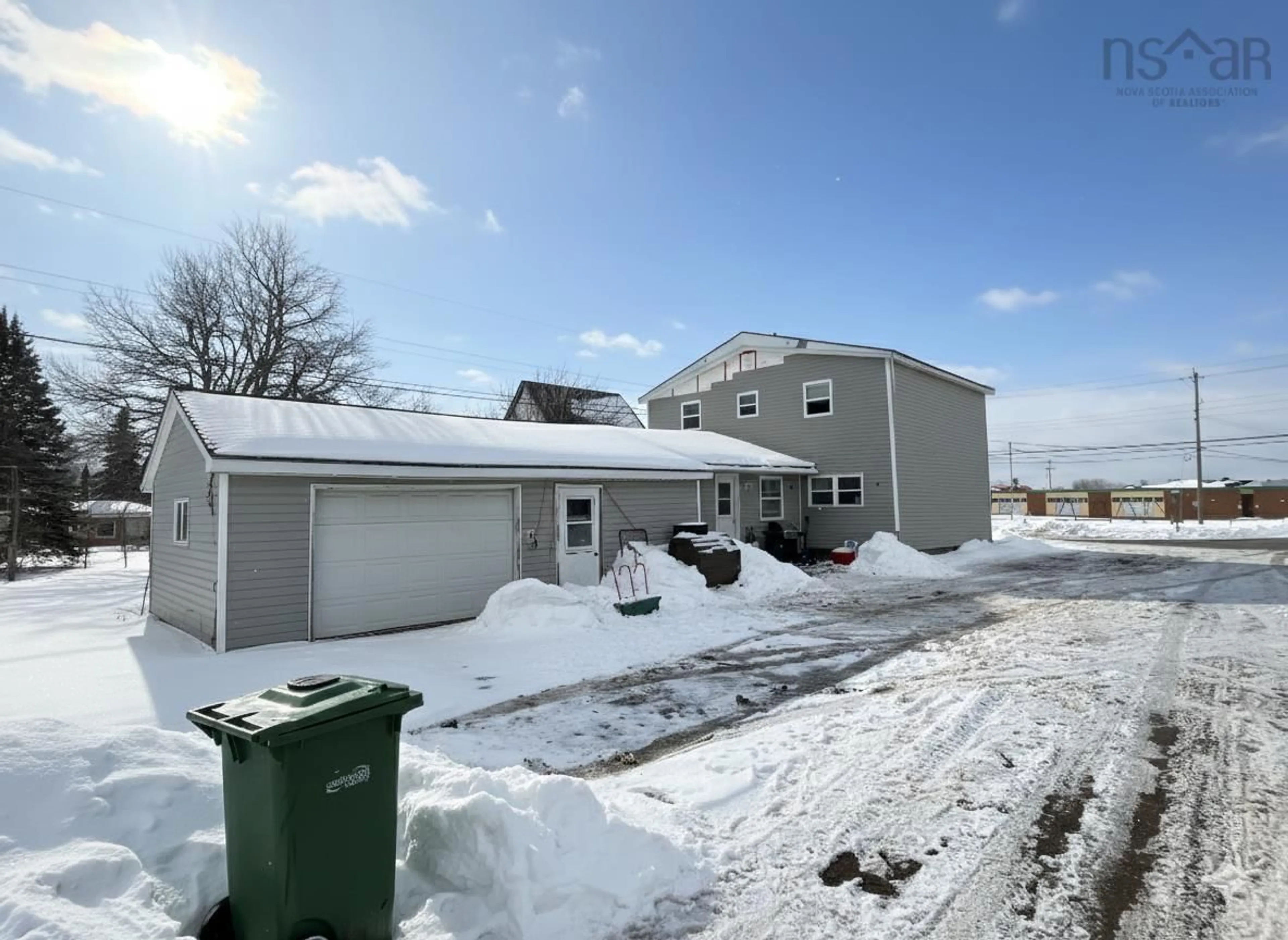 A pic from outside/outdoor area/front of a property/back of a property/a pic from drone, building for 68 Mcgee St St, Amherst Nova Scotia B0M 1X0