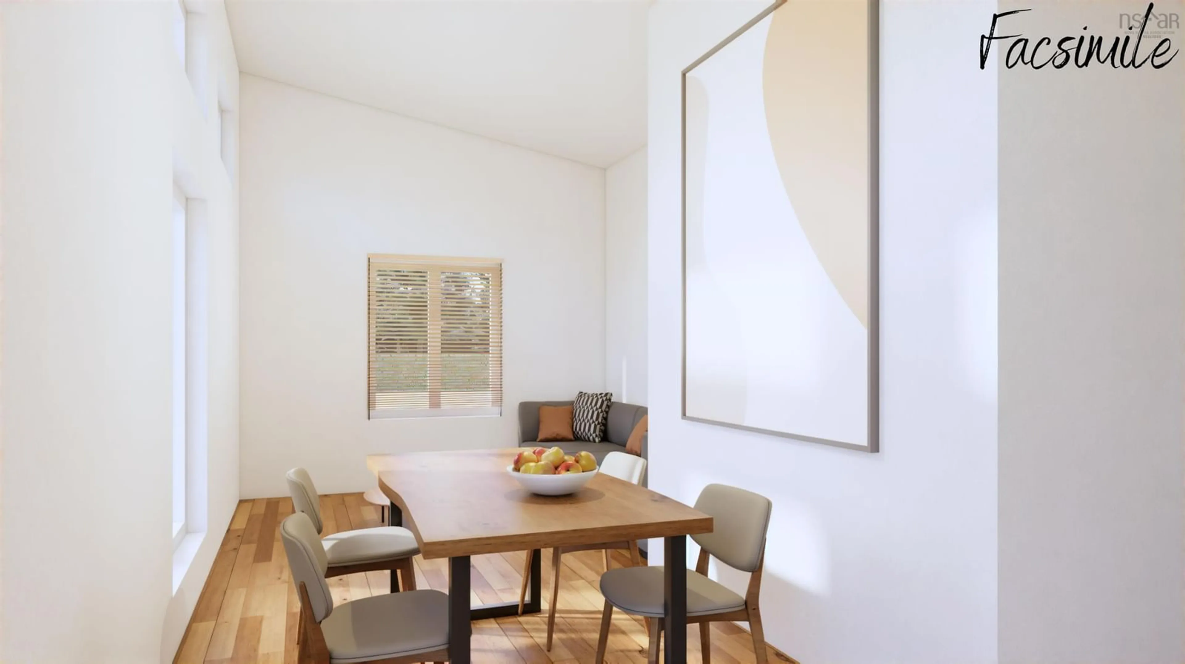 Dining room, wood/laminate floor for 360 Hwy #Lot 1, Garland Nova Scotia B0P 1E0