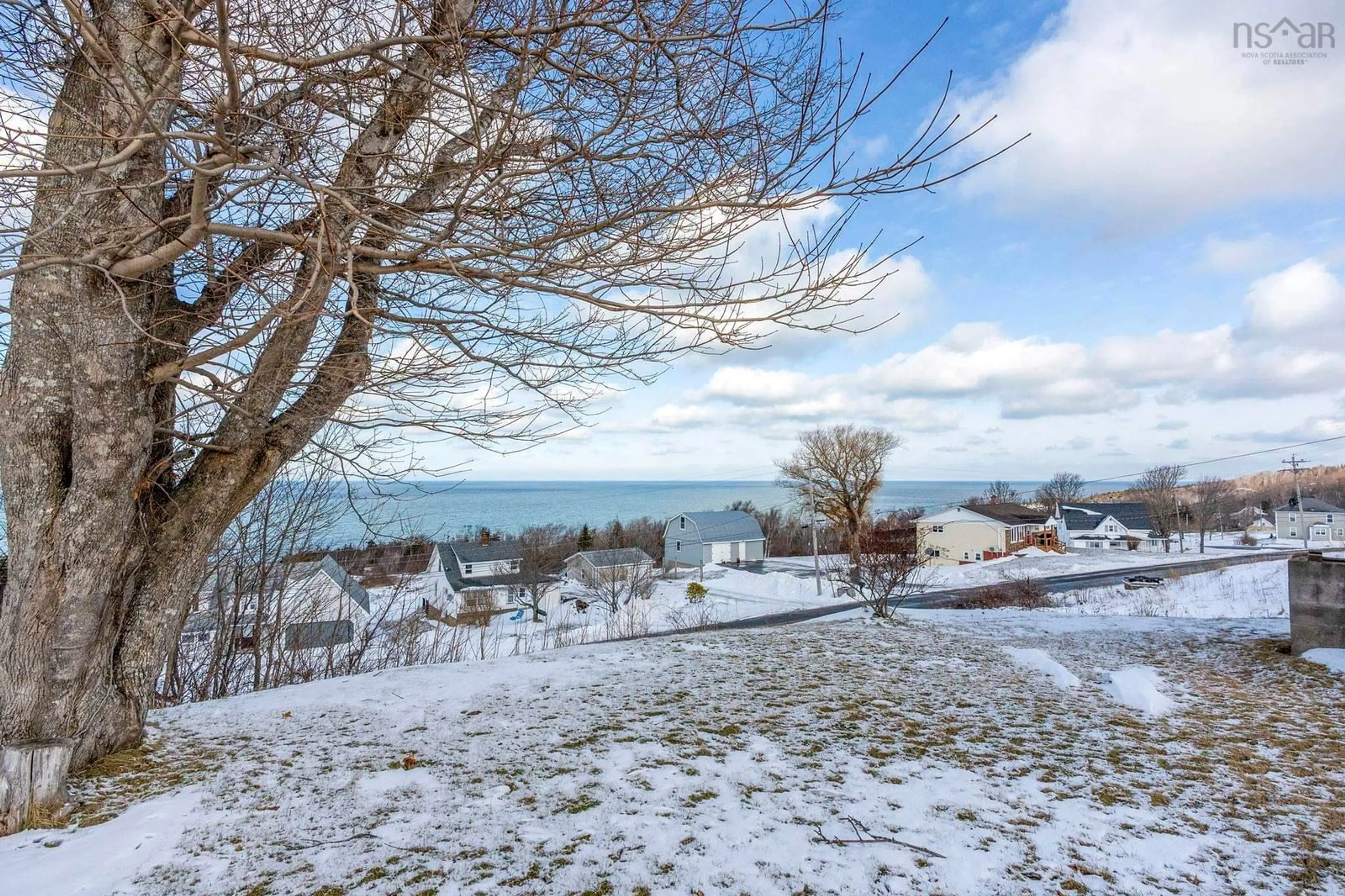 A pic from outside/outdoor area/front of a property/back of a property/a pic from drone, mountain view for 3693 Shore Rd, Hillsburn Nova Scotia B0S 1A0