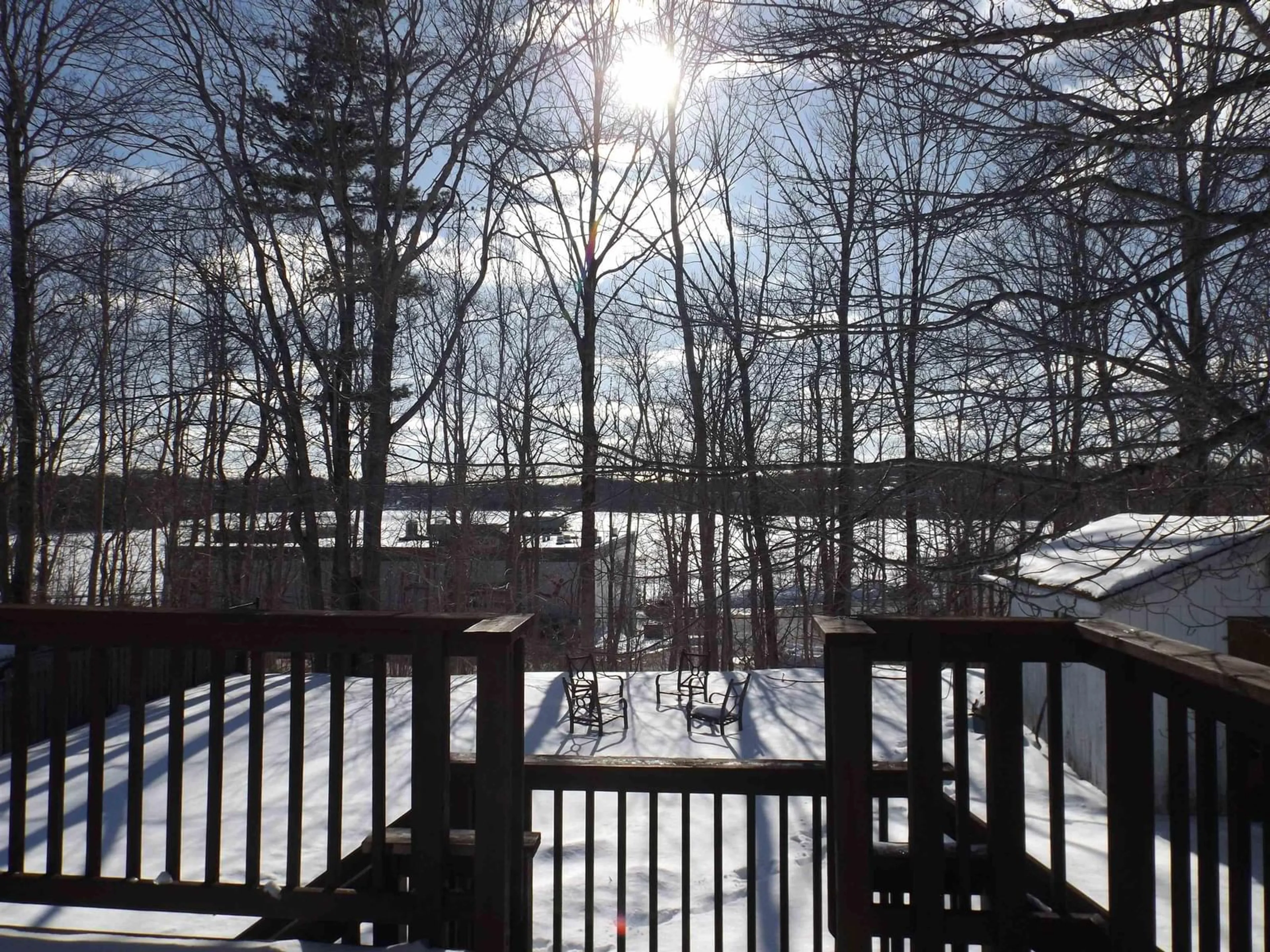 Patio, water/lake/river/ocean view for 163 Quaker Cres, Lower Sackville Nova Scotia B4C 2Z2