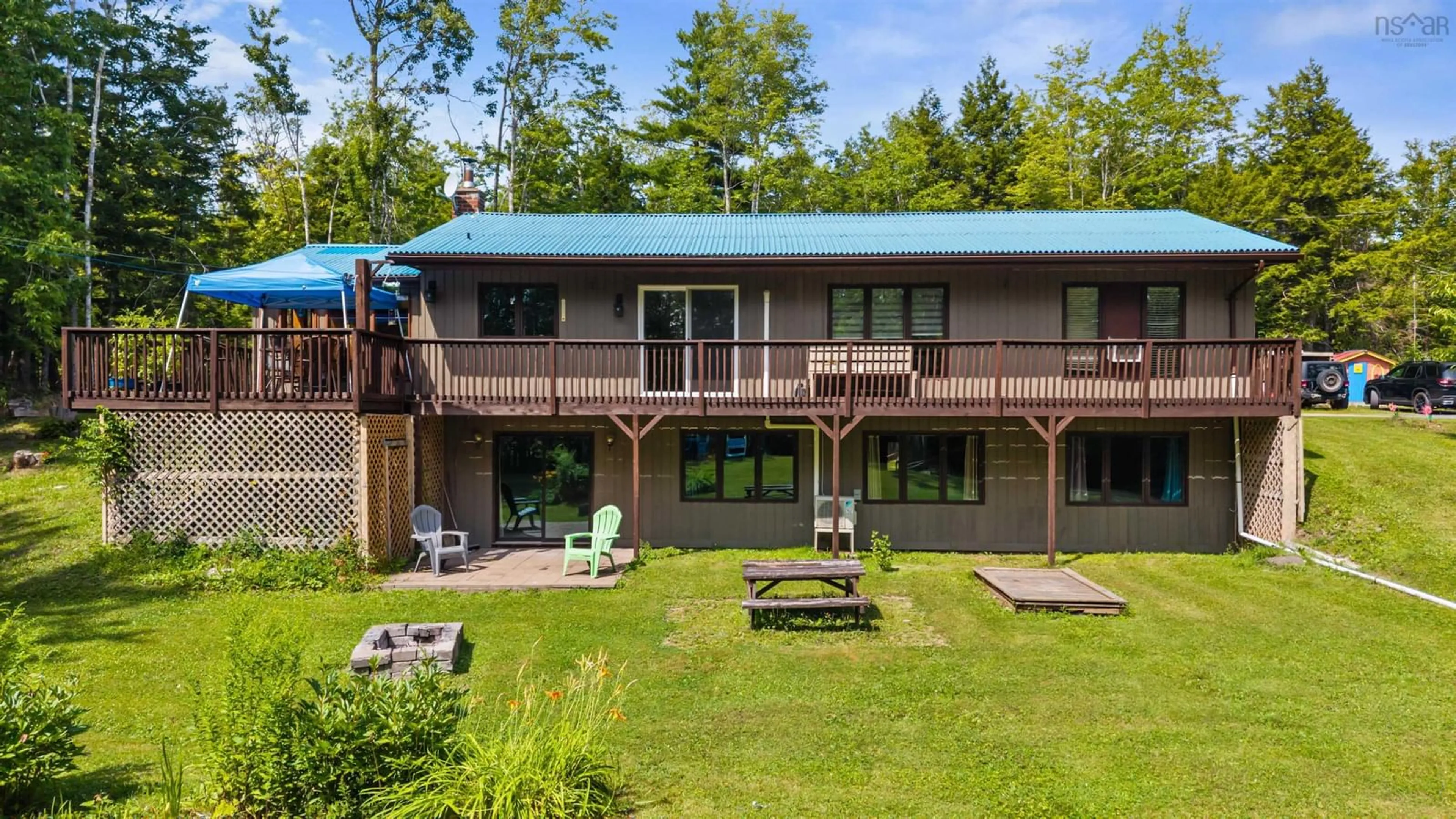 Patio, water/lake/river/ocean view for 275 Harris Rd, Haliburton Nova Scotia B0K 1H0