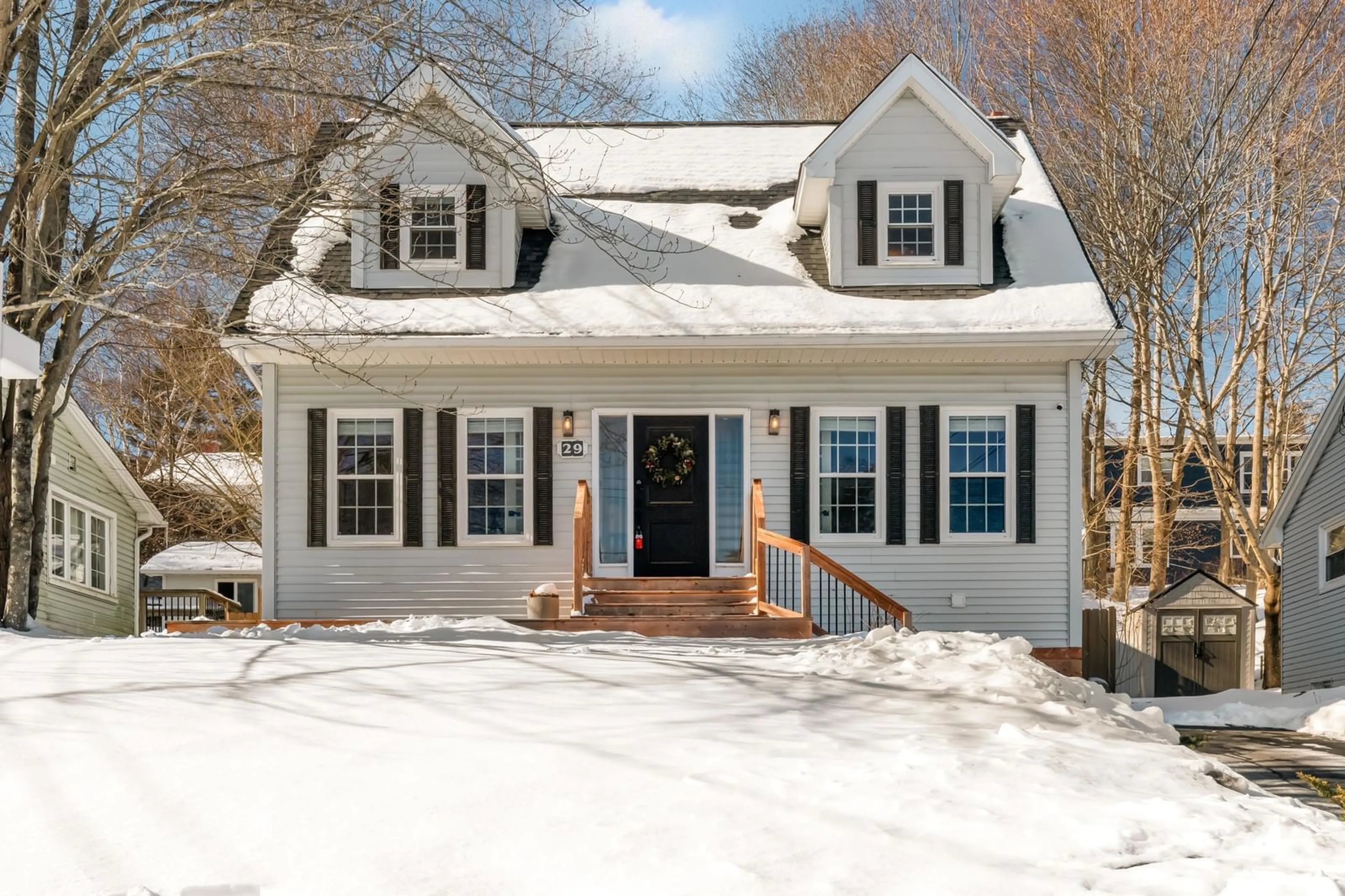 Home with vinyl exterior material, street for 29 Donaldson Ave, Halifax Nova Scotia B3M 3B4