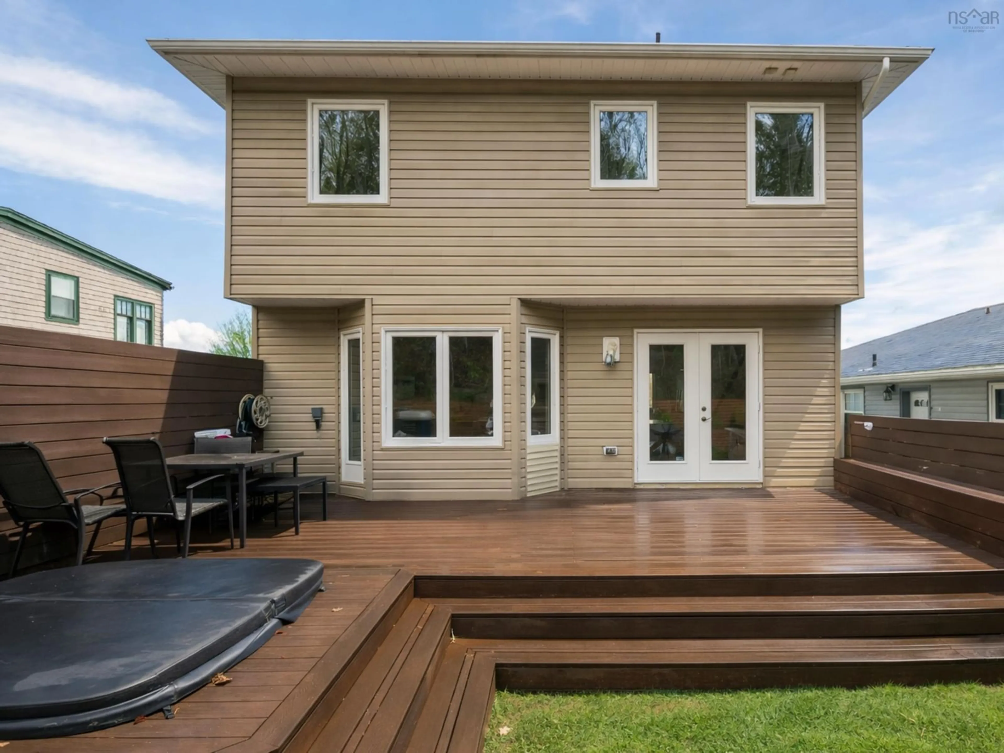 Home with vinyl exterior material, street for 8 & 10 Sailboat Lane, Halifax Nova Scotia B4A 3Z5