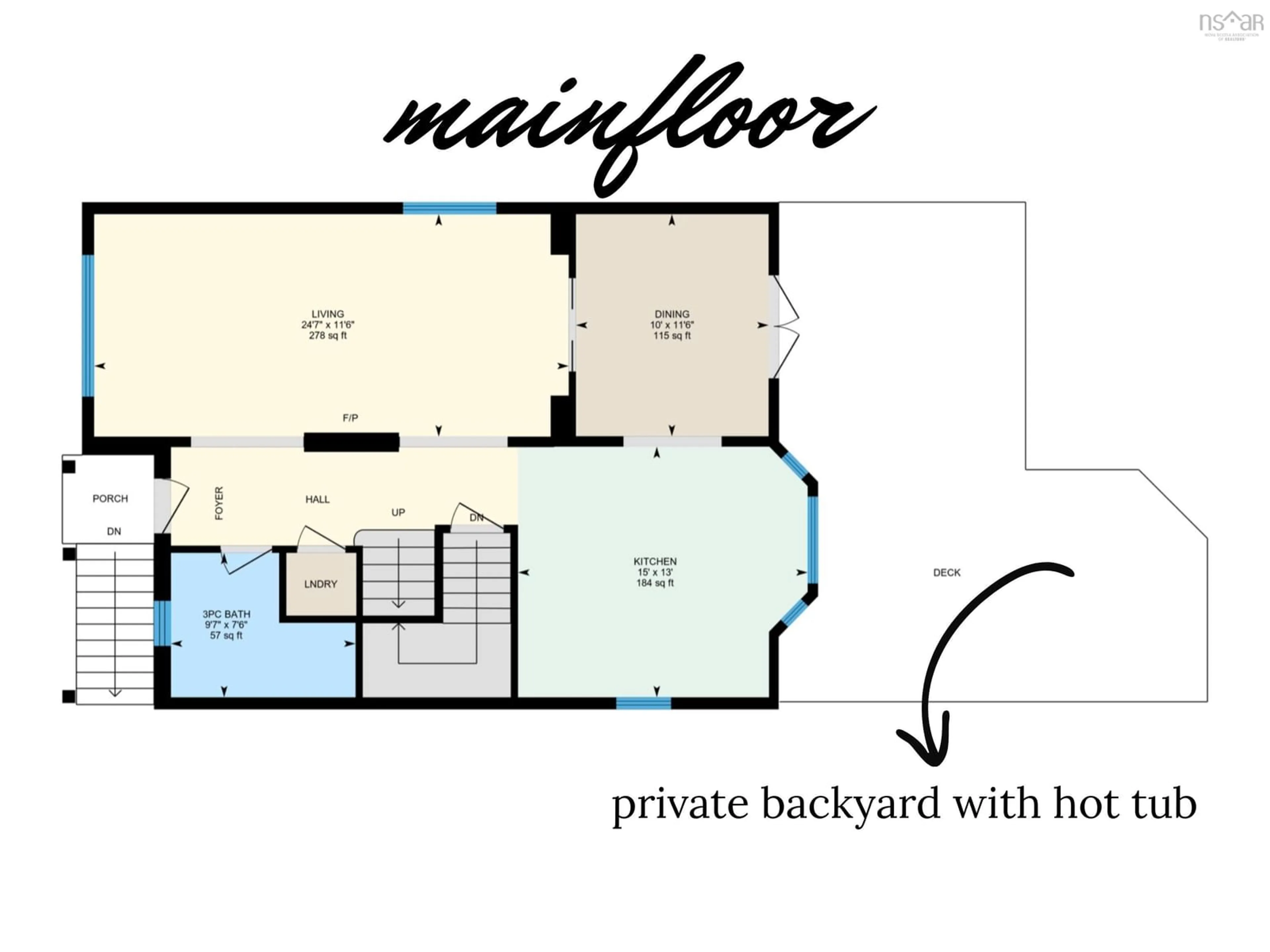 Floor plan for 8 & 10 Sailboat Lane, Halifax Nova Scotia B4A 3Z5